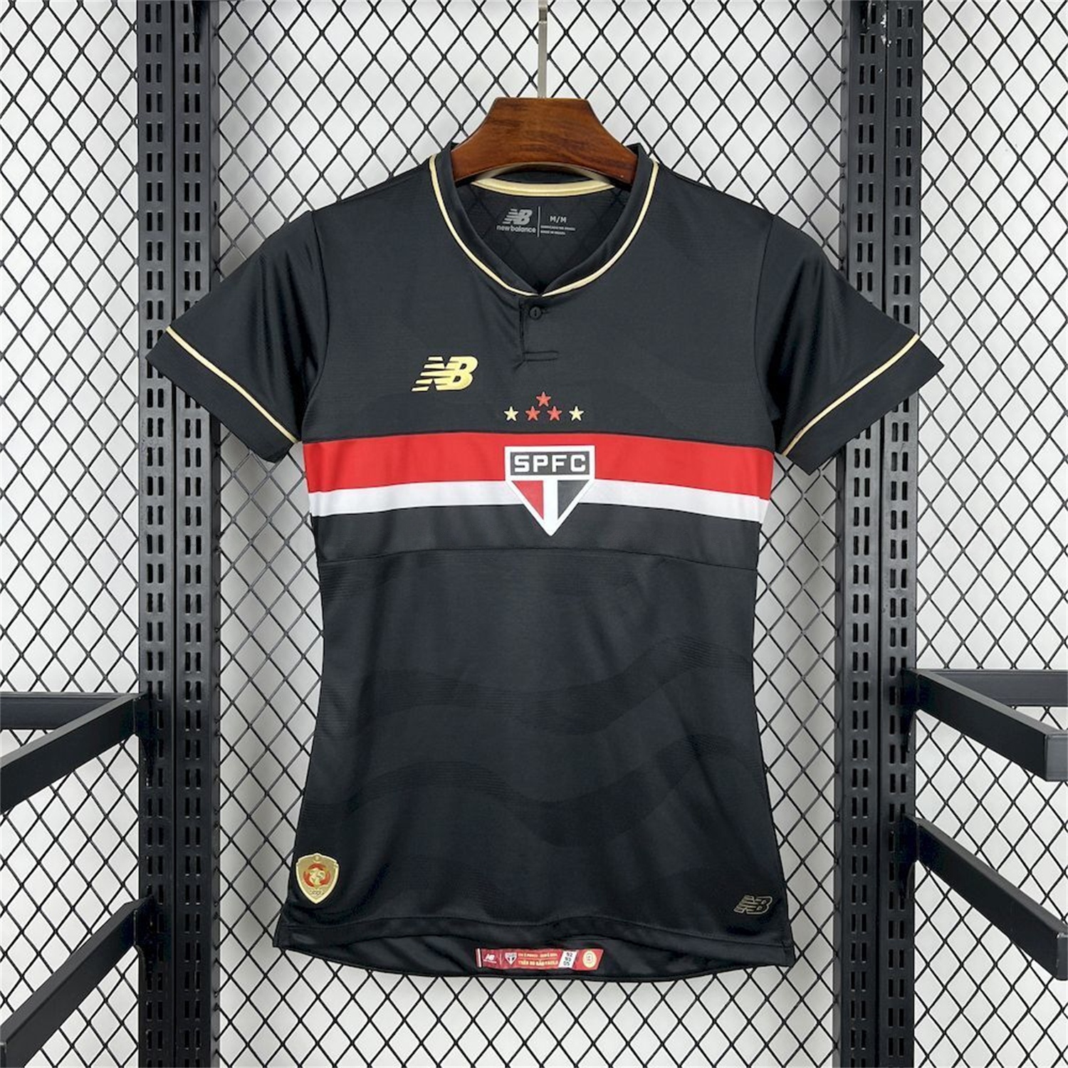 Women's Sao Paulo 25-26 Black Special Unsponsored Jersey - Unitedfutballjersey