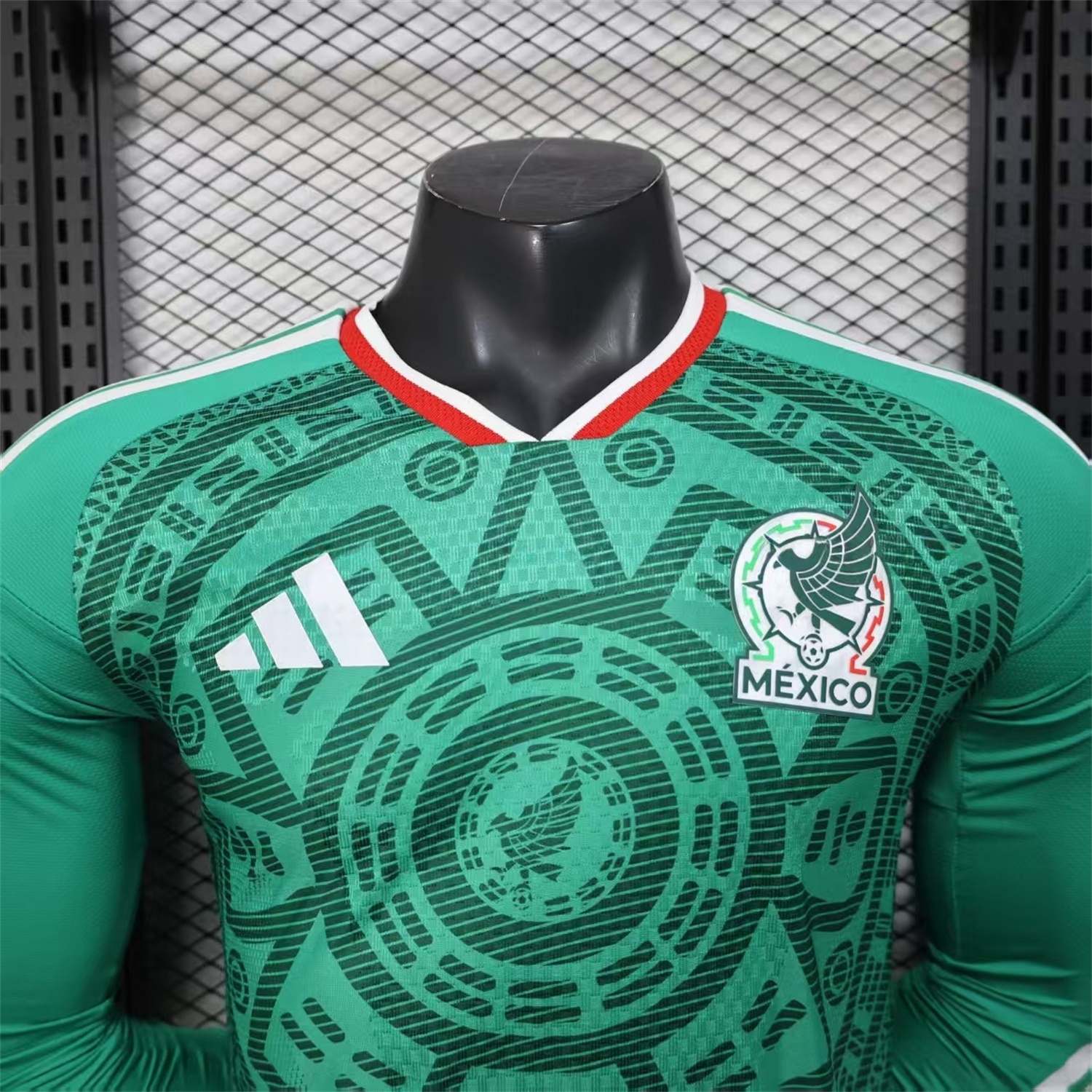 Mexico 2026 Home Long Sleeves Jersey - Player Version - Unitedfutballjersey