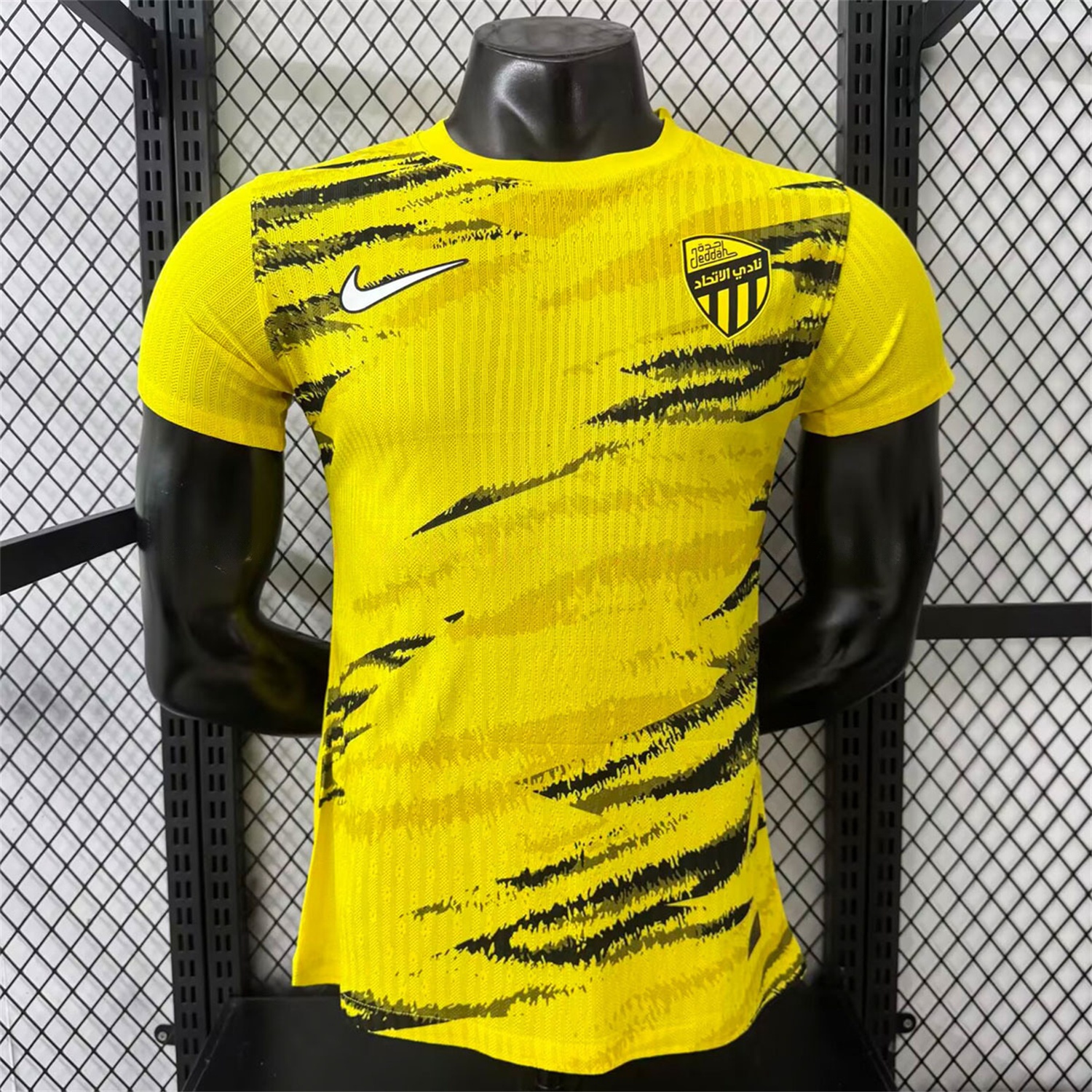 Al Ittihad Jeddah United 25-26 Pre-Match Yellow Jersey - Player Version - Unitedfutballjersey