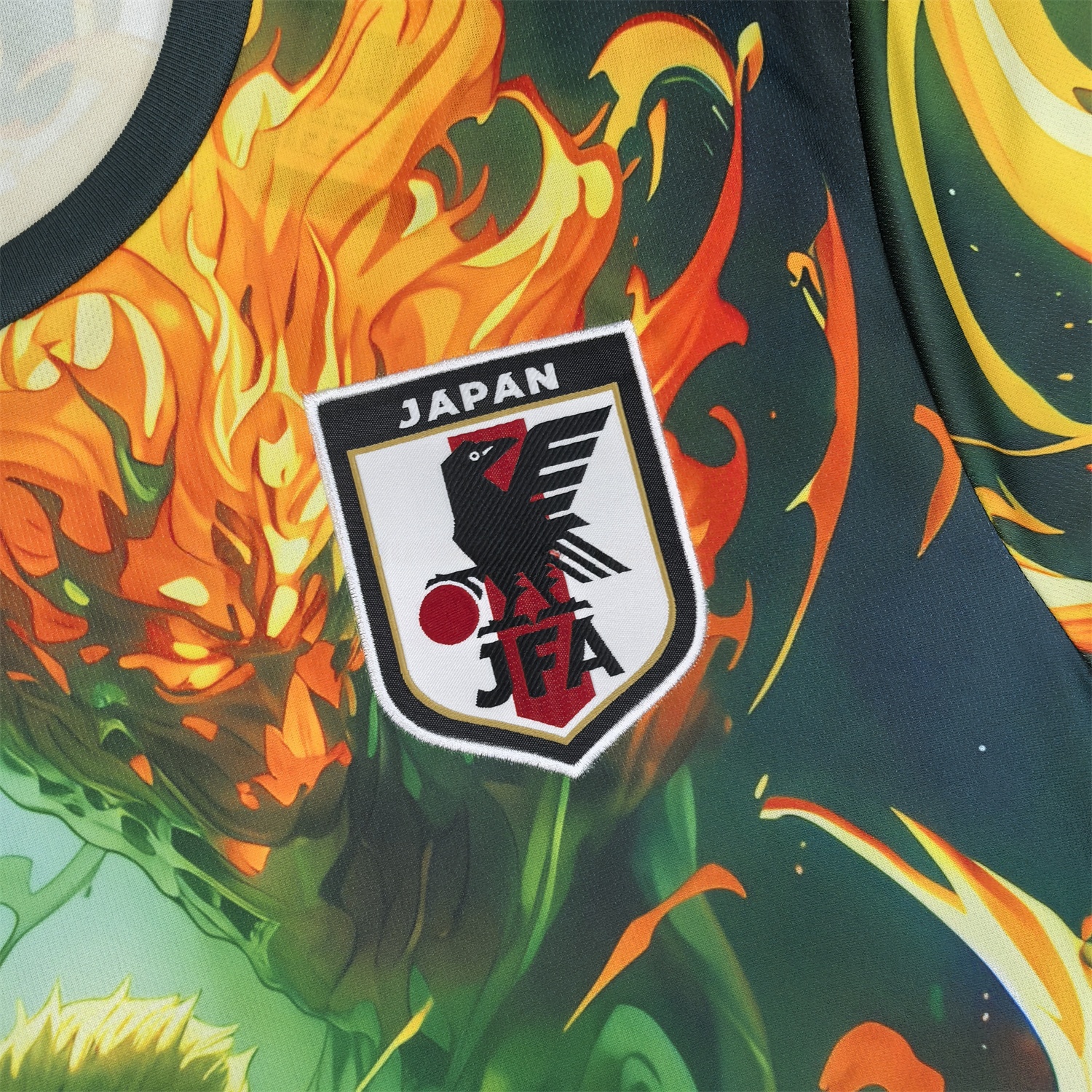 Japan 25-26 Sauron Green Fire Special Jersey - Fans Version - Unitedfutballjersey