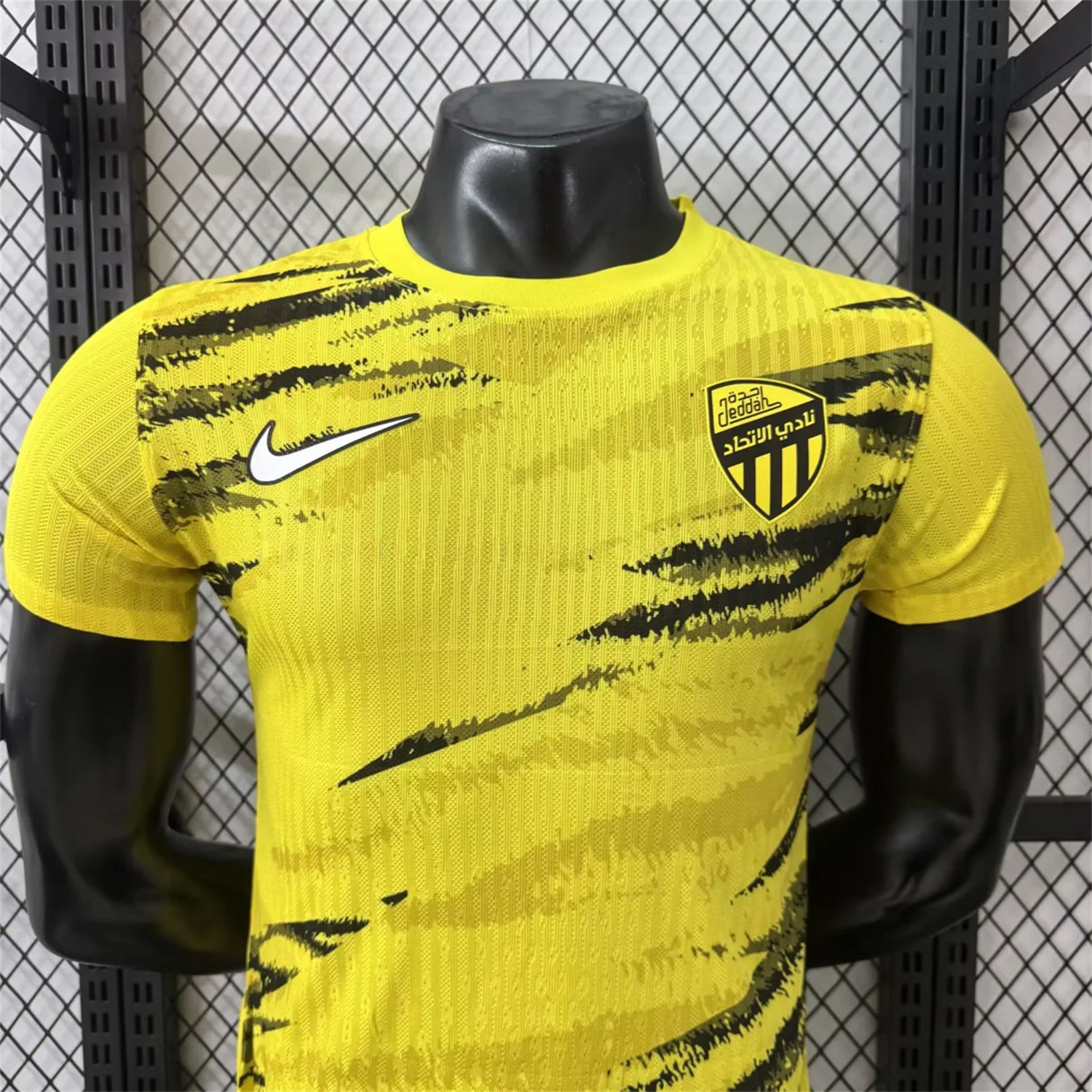 Al Ittihad Jeddah United 25-26 Pre-Match Yellow Jersey - Player Version - Unitedfutballjersey
