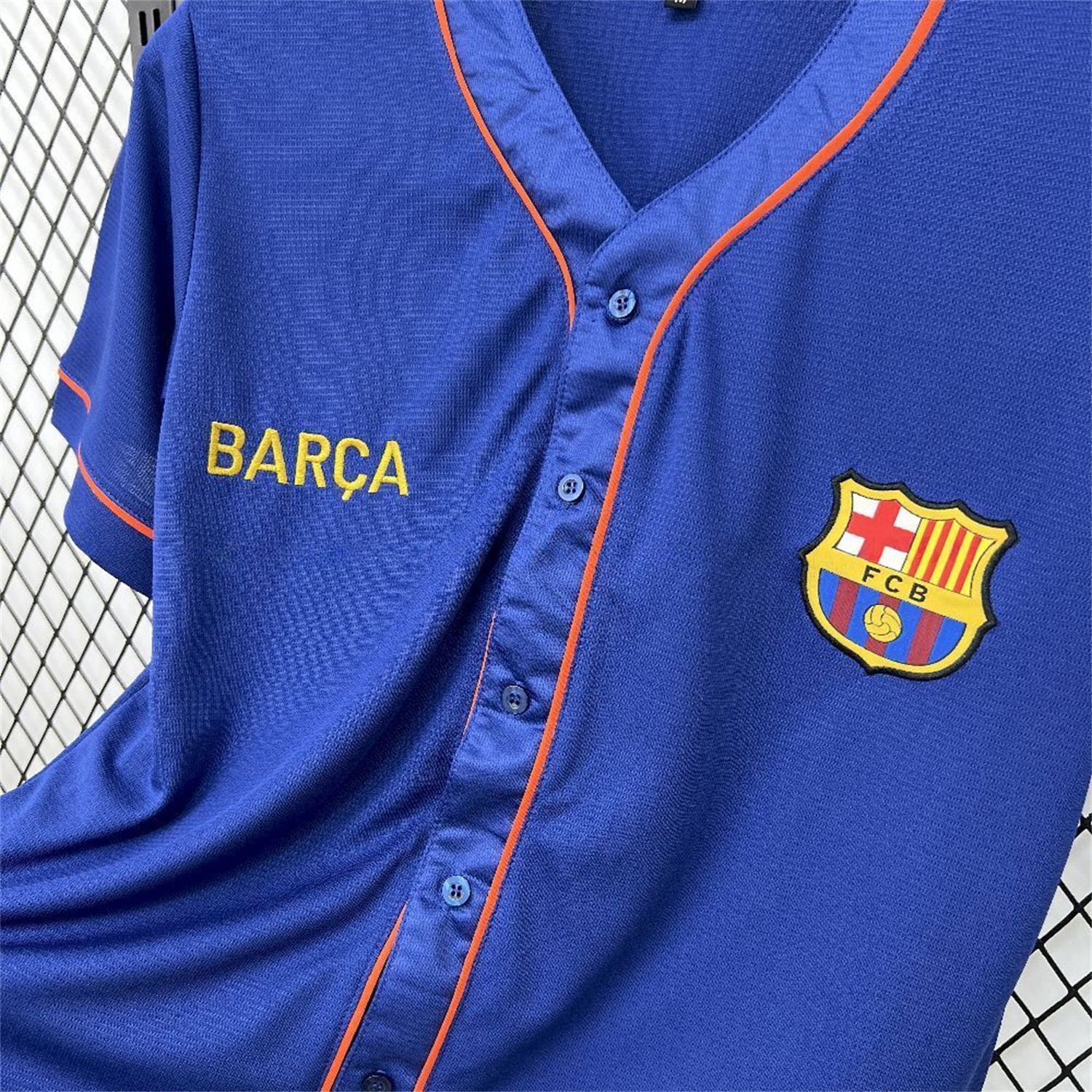 Barcelona 25-26 Blue Baseball Jersey - Unitedfutballjersey
