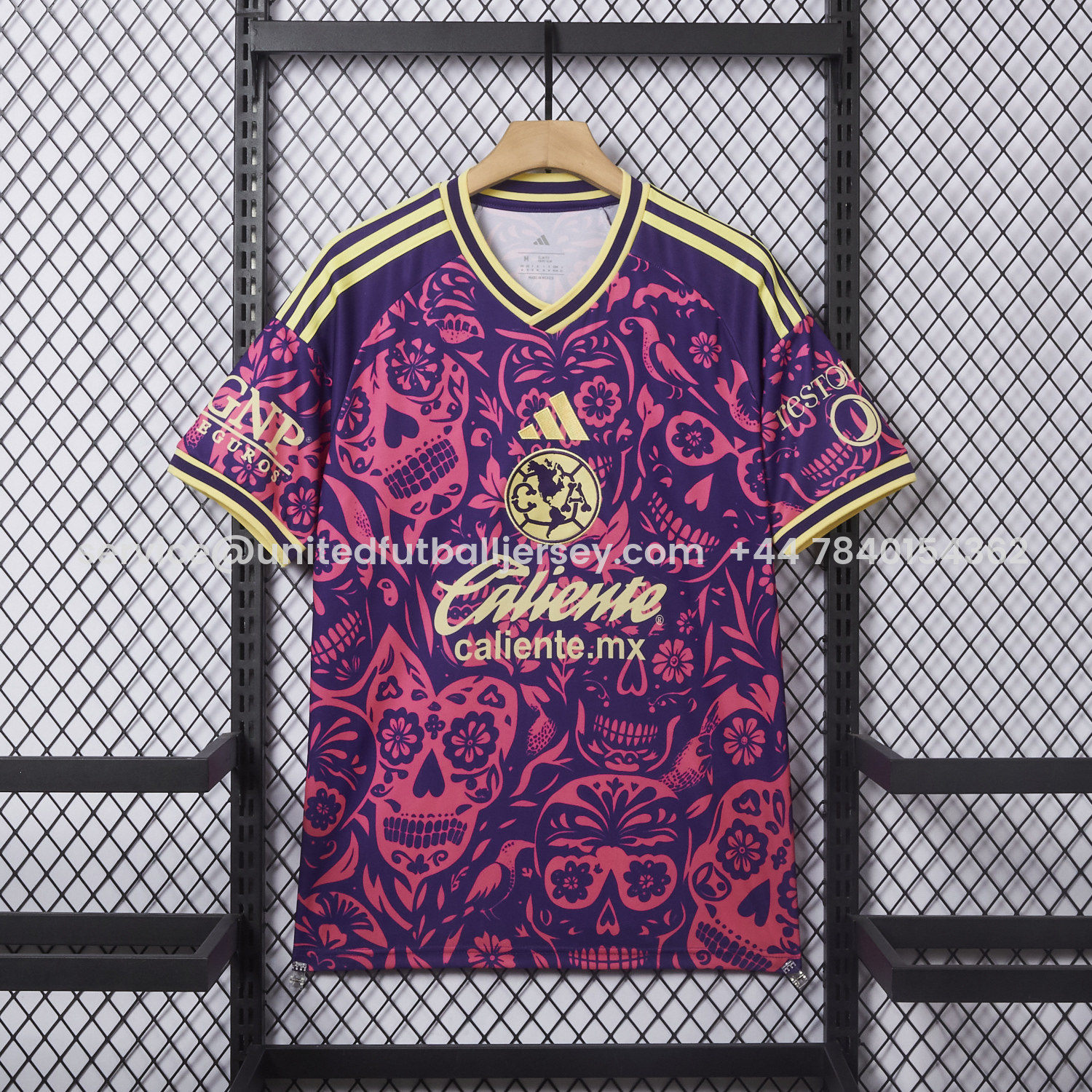 Club América 25-26 Día de Muertos Purple Jersey - Fans Version - Unitedfutballjersey