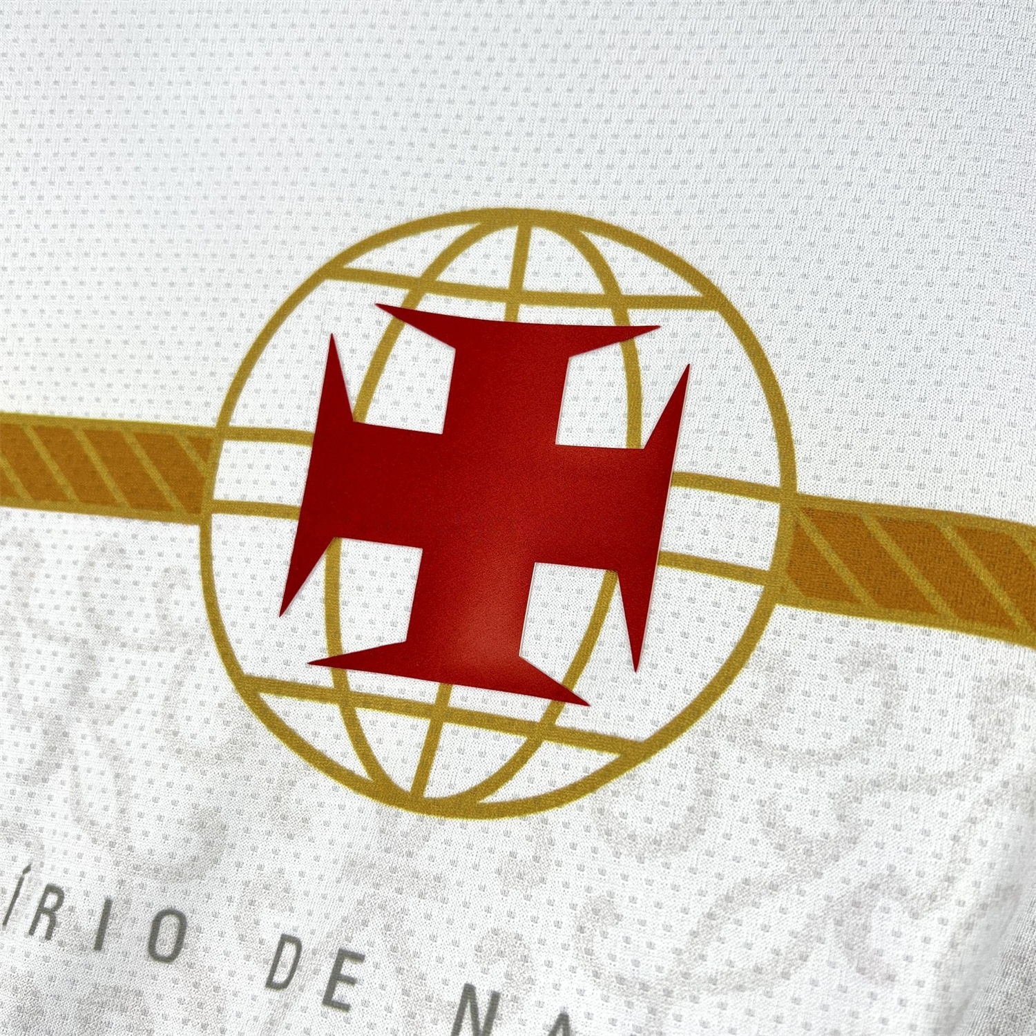 Vasco da Gama 25-26 Yellow Lines White Jersey - Fans Version - Unitedfutballjersey