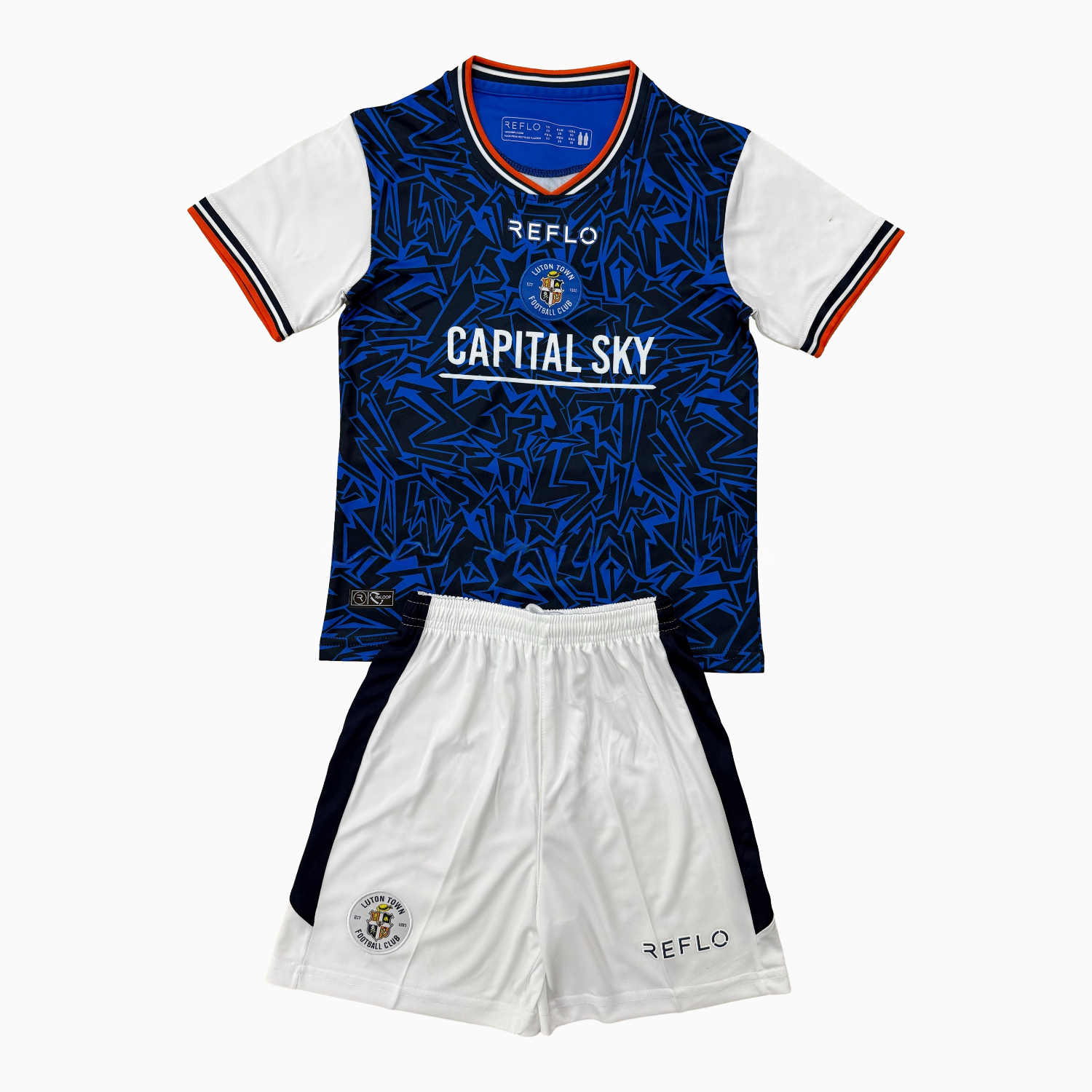 Luton Town 25-26 Away Kids Kit - Unitedfutballjersey
