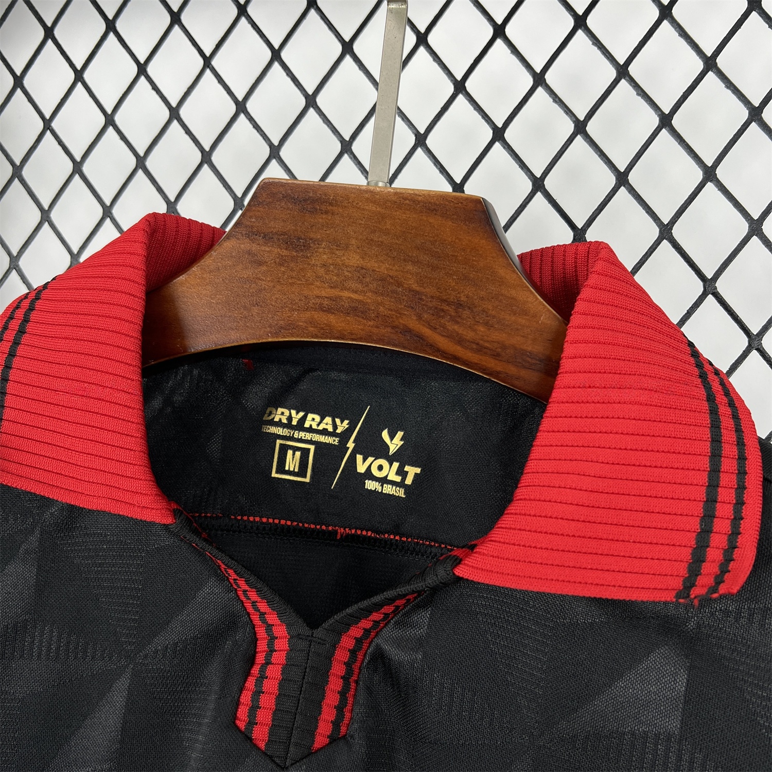 Esporte Clube Vitória 25-26 Third Unsponsored Black Polo Jersey - Fans Version - Unitedfutballjersey