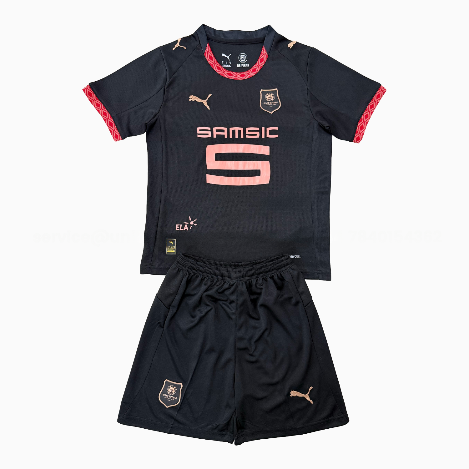 Stade Rennais 25-26 Third Men's Adult Jersey Set - Fans Version - Unitedfutballjersey