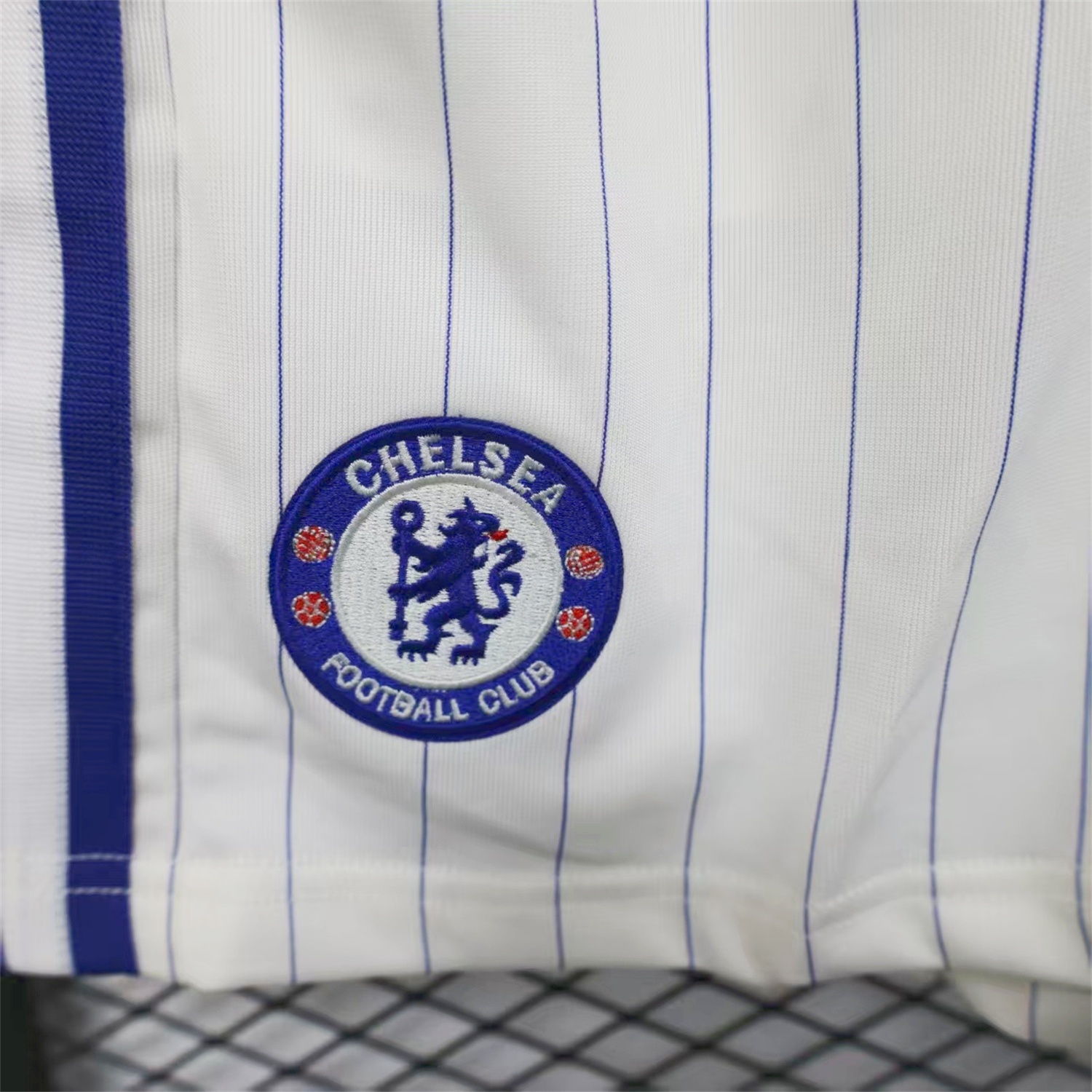 C.H.E.L.S.E.A 25-26 Trefoil White Travel Shorts - Player Version - Unitedfutballjersey