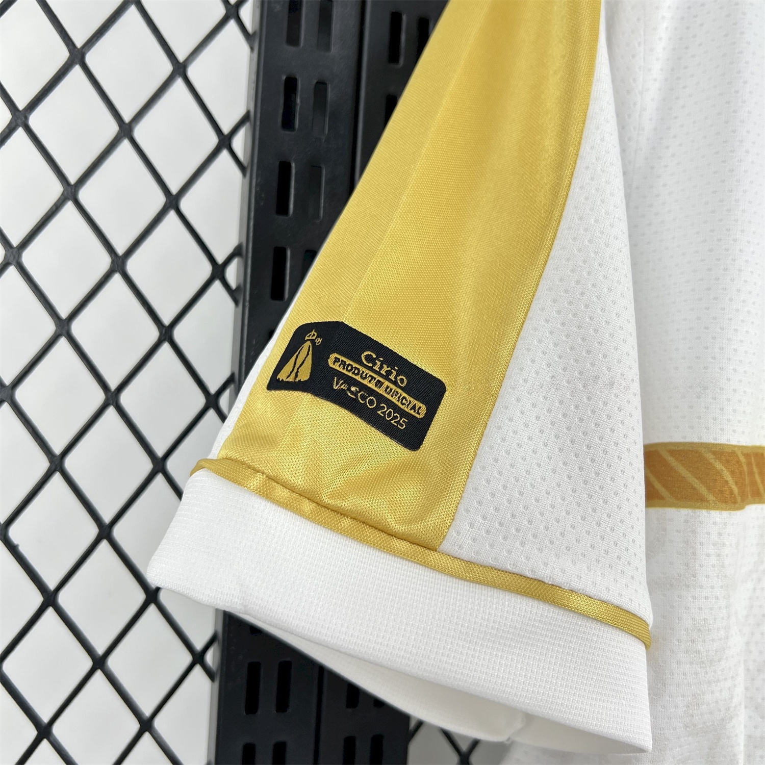 Vasco da Gama 25-26 Yellow Lines White Jersey - Fans Version - Unitedfutballjersey