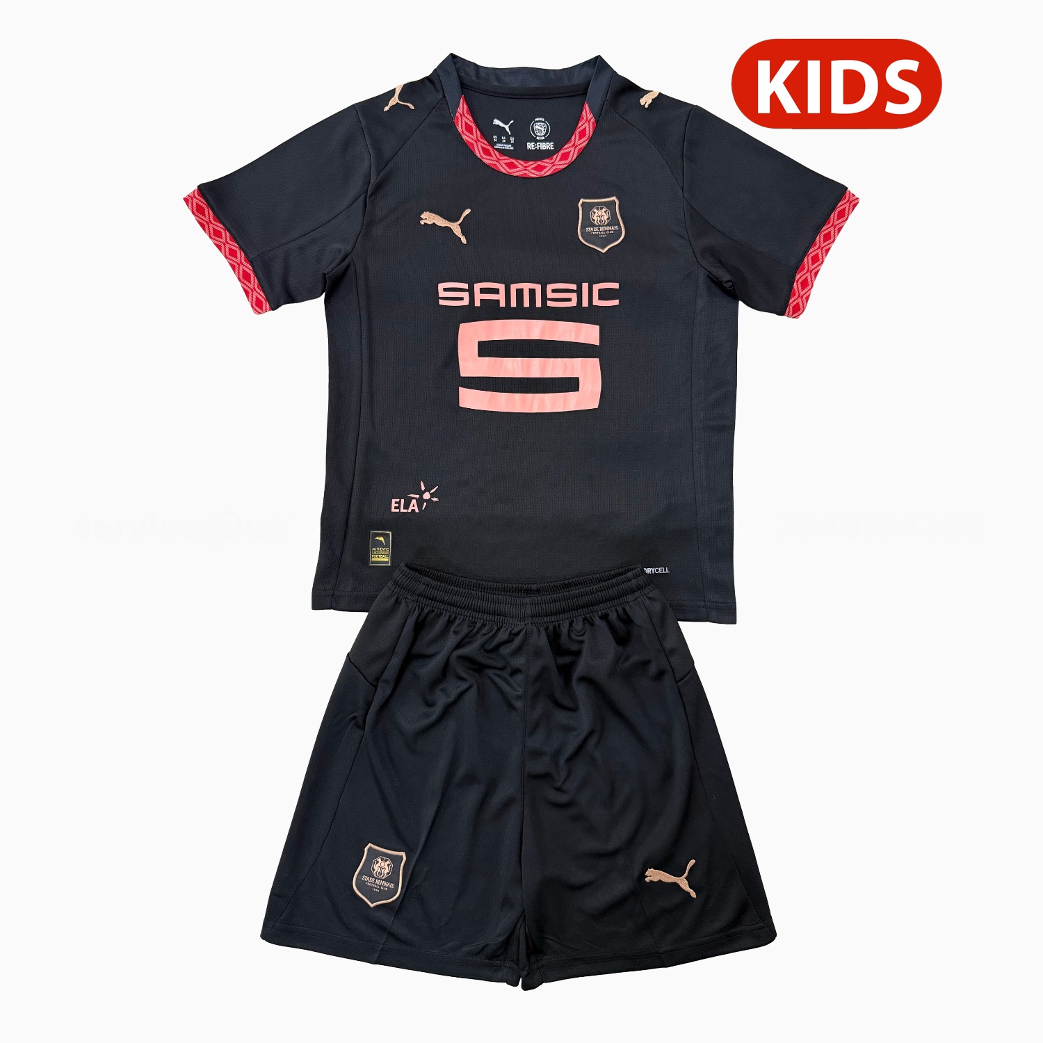 Stade Rennais 25-26 Third Kids Kit - Unitedfutballjersey