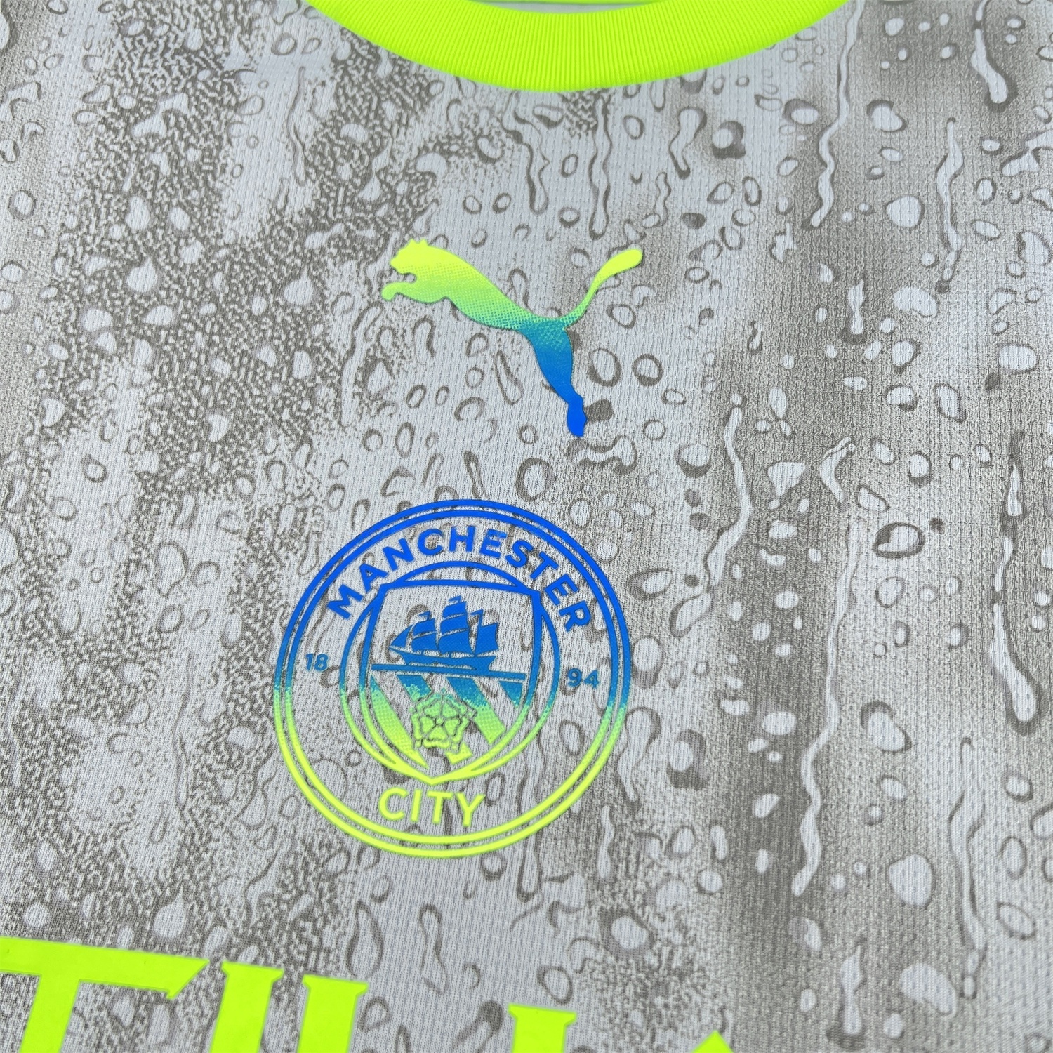 Manchester City 25-26 Third Grey Jersey - Fans Version - Unitedfutballjersey