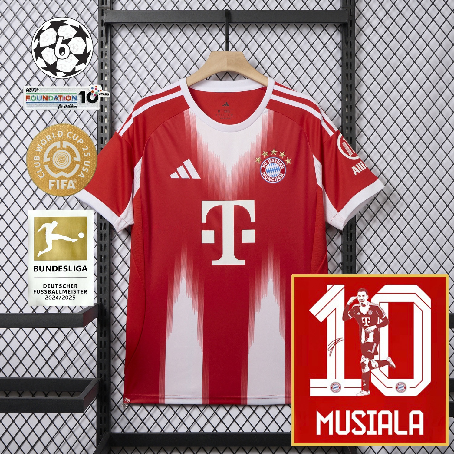 Bayern Munich 25-26 Home Musiala Limited Edition Jersey - Fans Version - Unitedfutballjersey