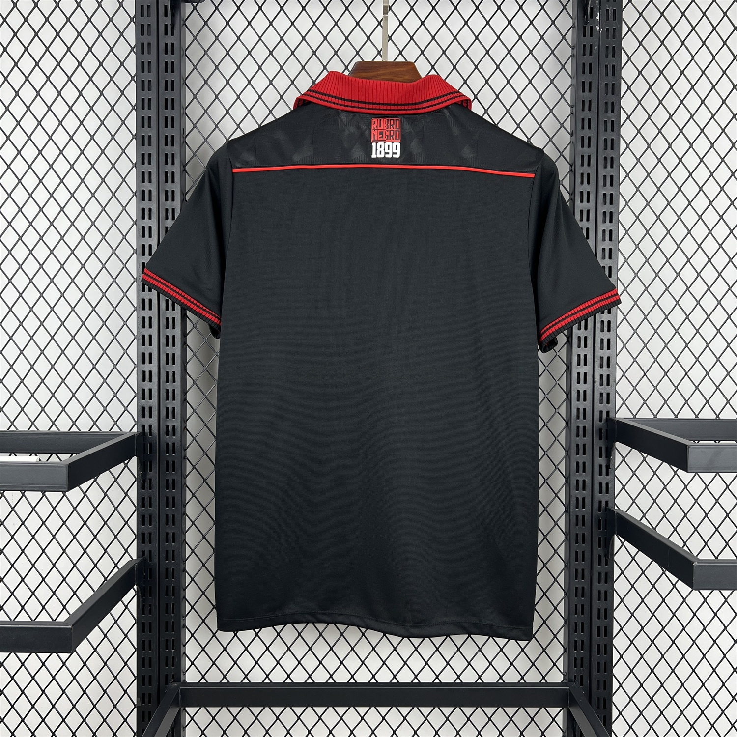 Esporte Clube Vitória 25-26 Third Unsponsored Black Polo Jersey - Fans Version - Unitedfutballjersey