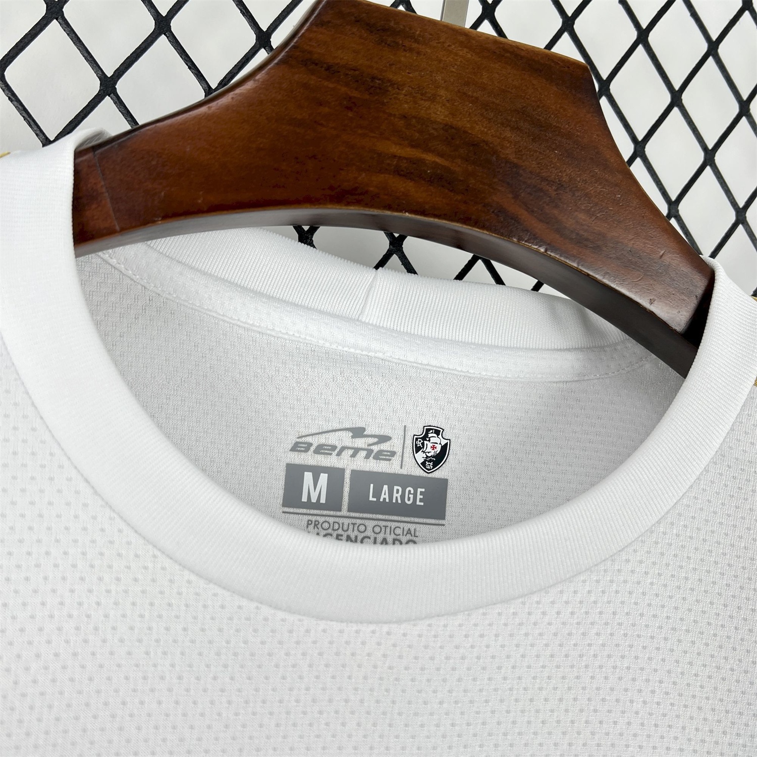 Vasco da Gama 25-26 Yellow Lines White Jersey - Fans Version - Unitedfutballjersey