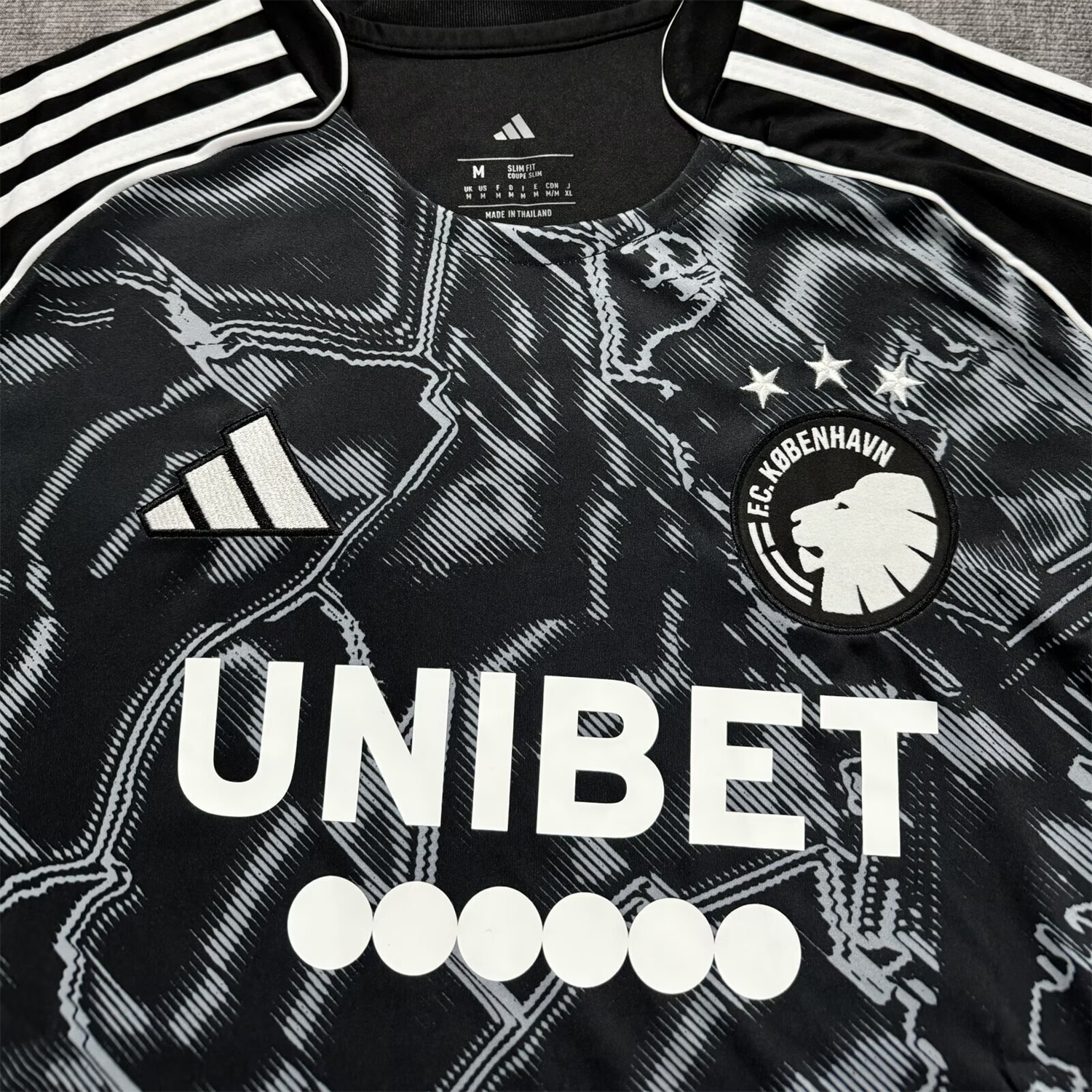 Copenhagen 25-26 Away Black Jersey - Fans Version - Unitedfutballjersey