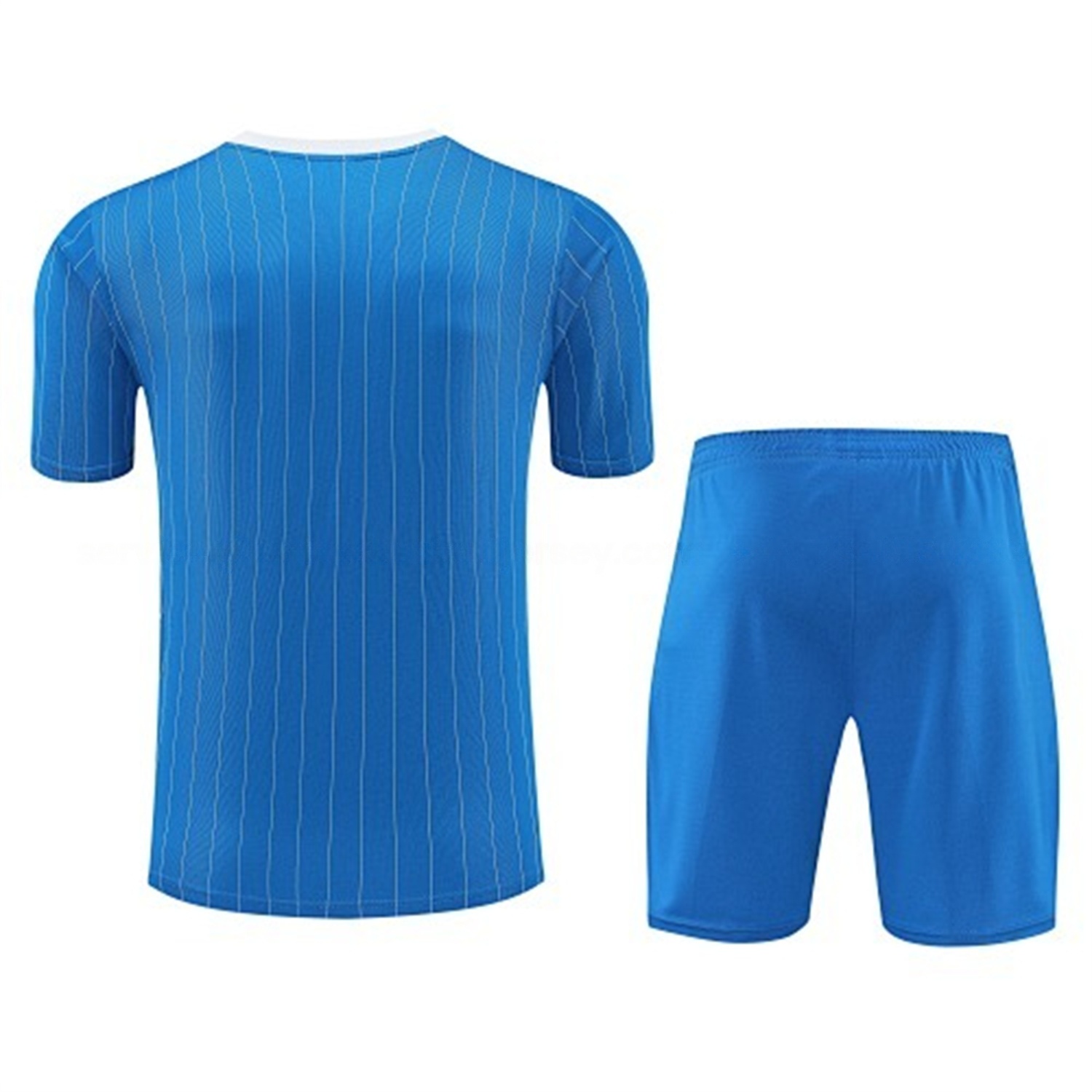 Real Madrid 25-26 Short-Sleeve Training Set - Blue Vest & Blue Shorts - Unitedfutballjersey