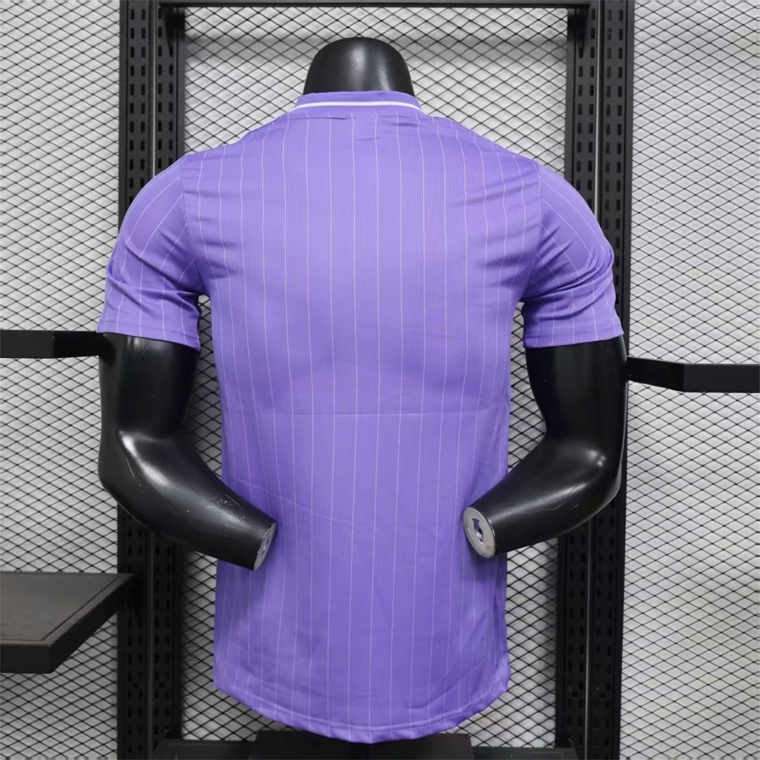 Real Madrid 25-26 Icon Range Trefoil Light Purple Travel Jersey - Player Version - Unitedfutballjersey