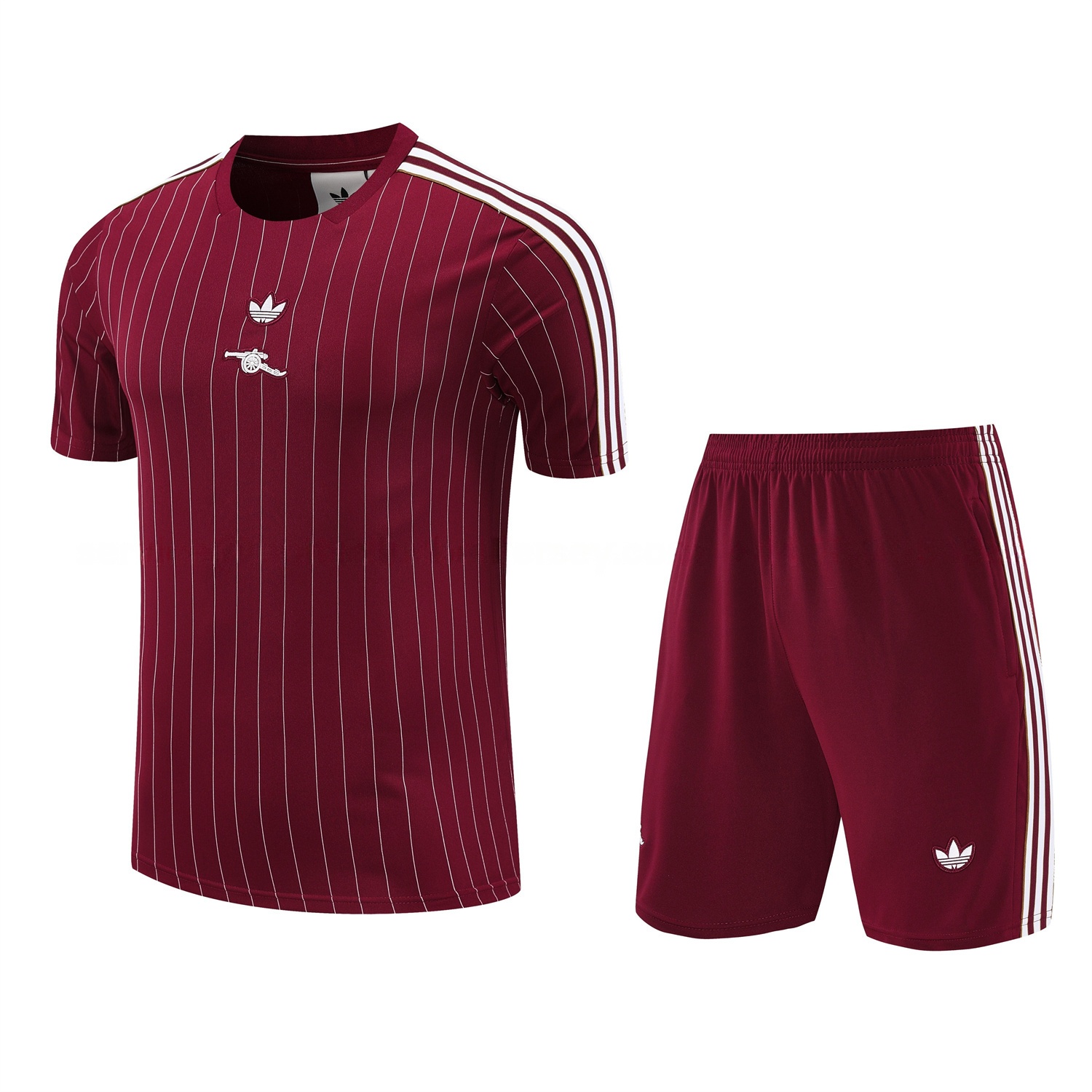 Arsenal 25-26 Short-Sleeve Training Set- Red Top & Red Shorts - Unitedfutballjersey