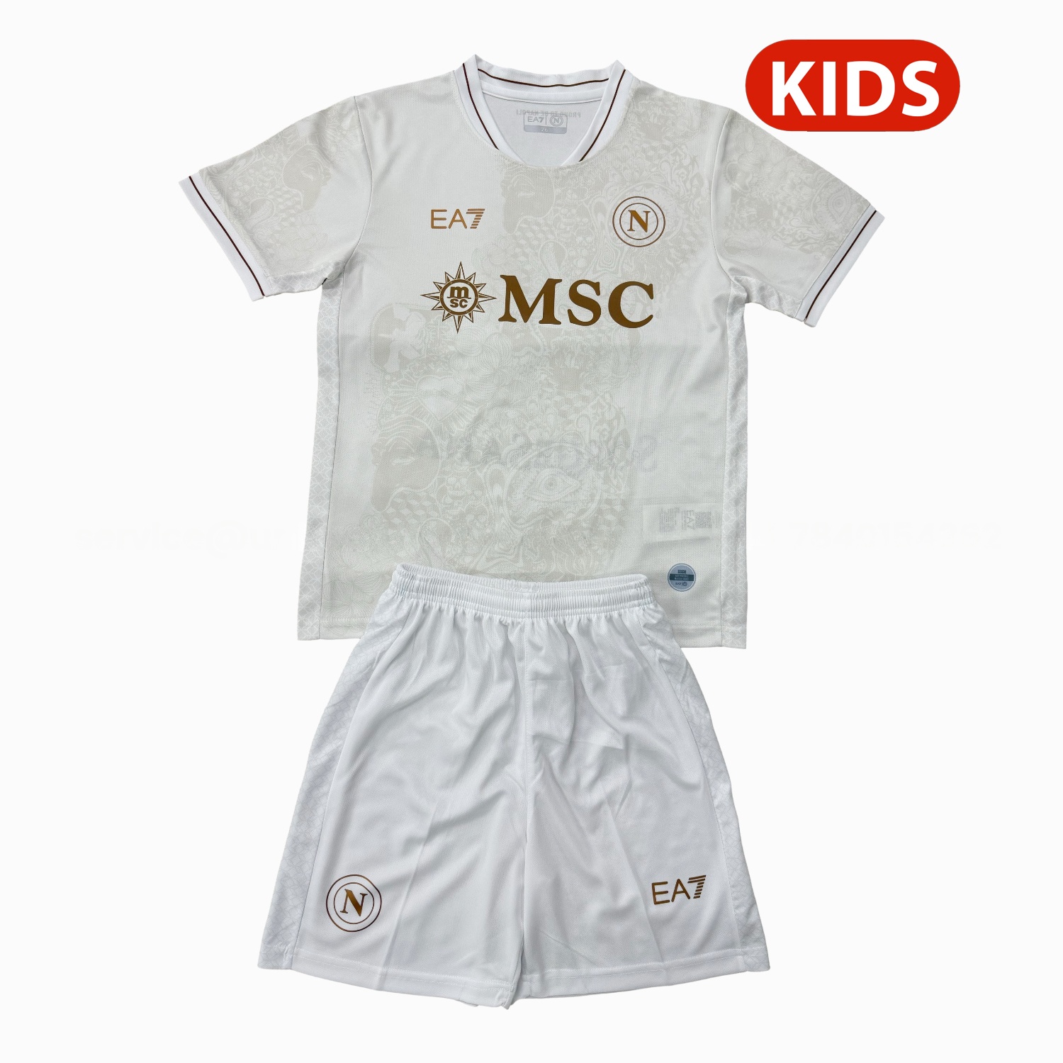 Napoli 25-26 Away Kids Kit - Unitedfutballjersey