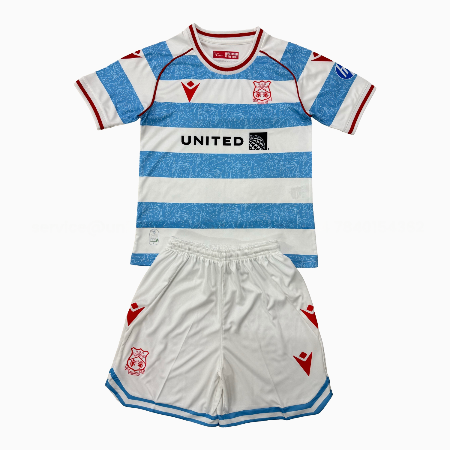 Wrexham 25-26 Third Men's Adult Jersey Set - Fans Version - Unitedfutballjersey