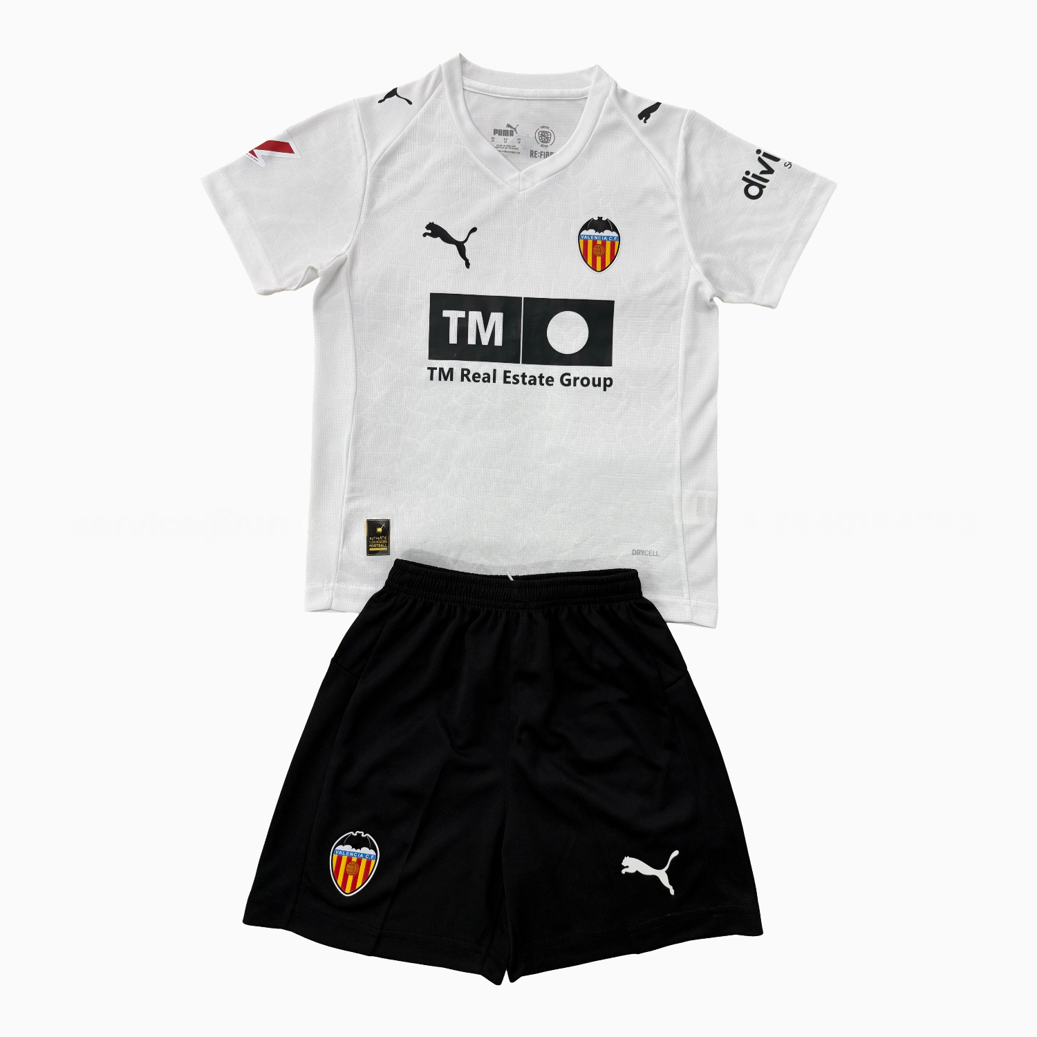 Valencia 25-26 Home Men's Adult Jersey Set - Fans Version - Unitedfutballjersey