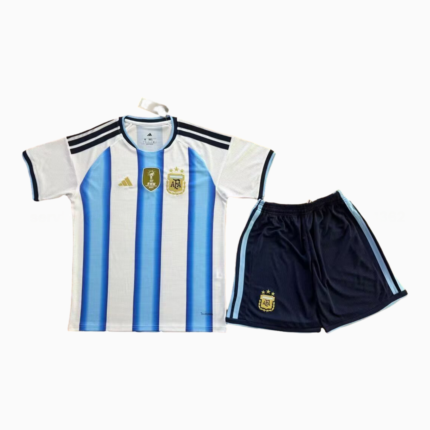 Argentina 2026 Home Kids Kit - With Chest Patch - Unitedfutballjersey