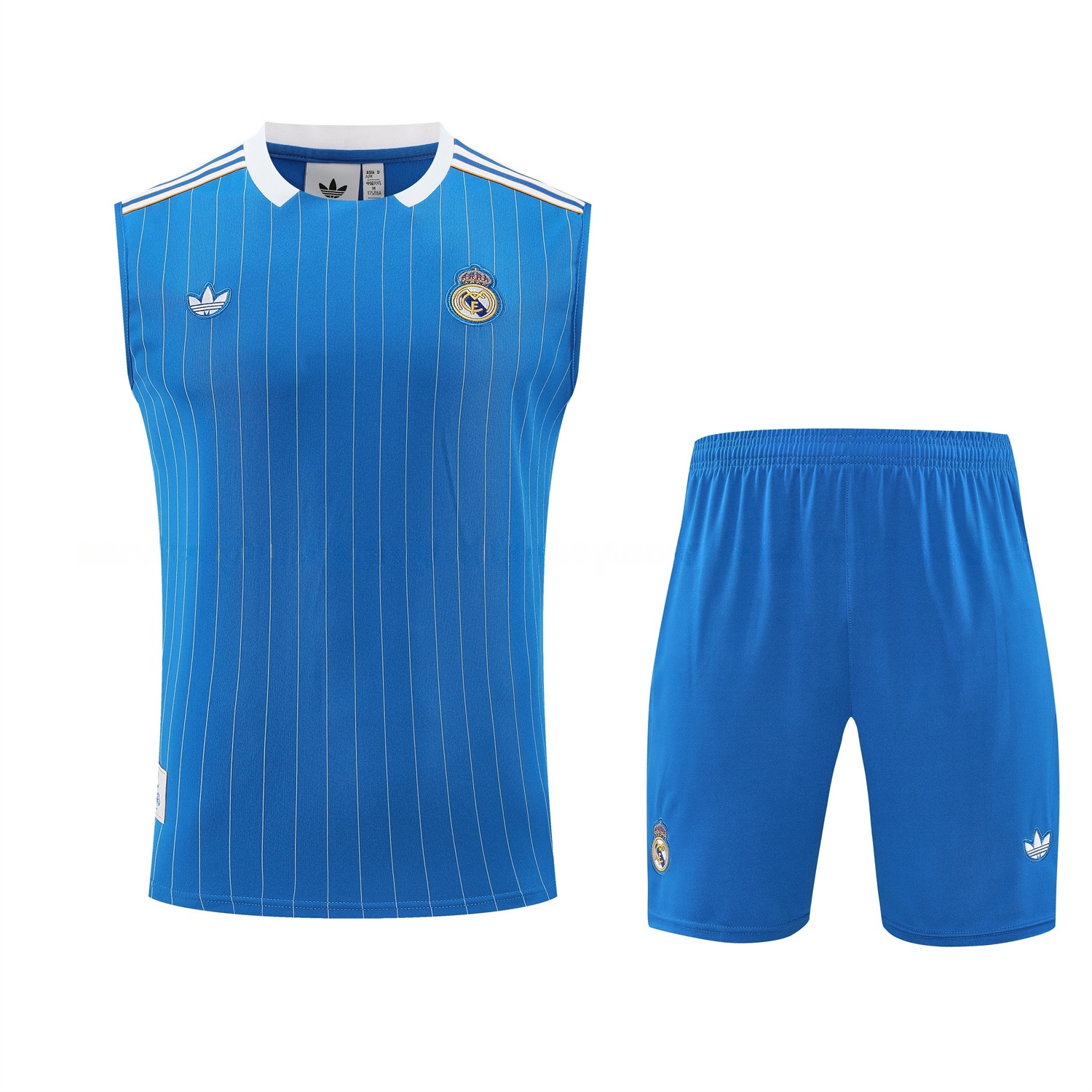 Real Madrid 25-26 Vest Training Set - Blue Vest & Blue Shorts - Unitedfutballjersey