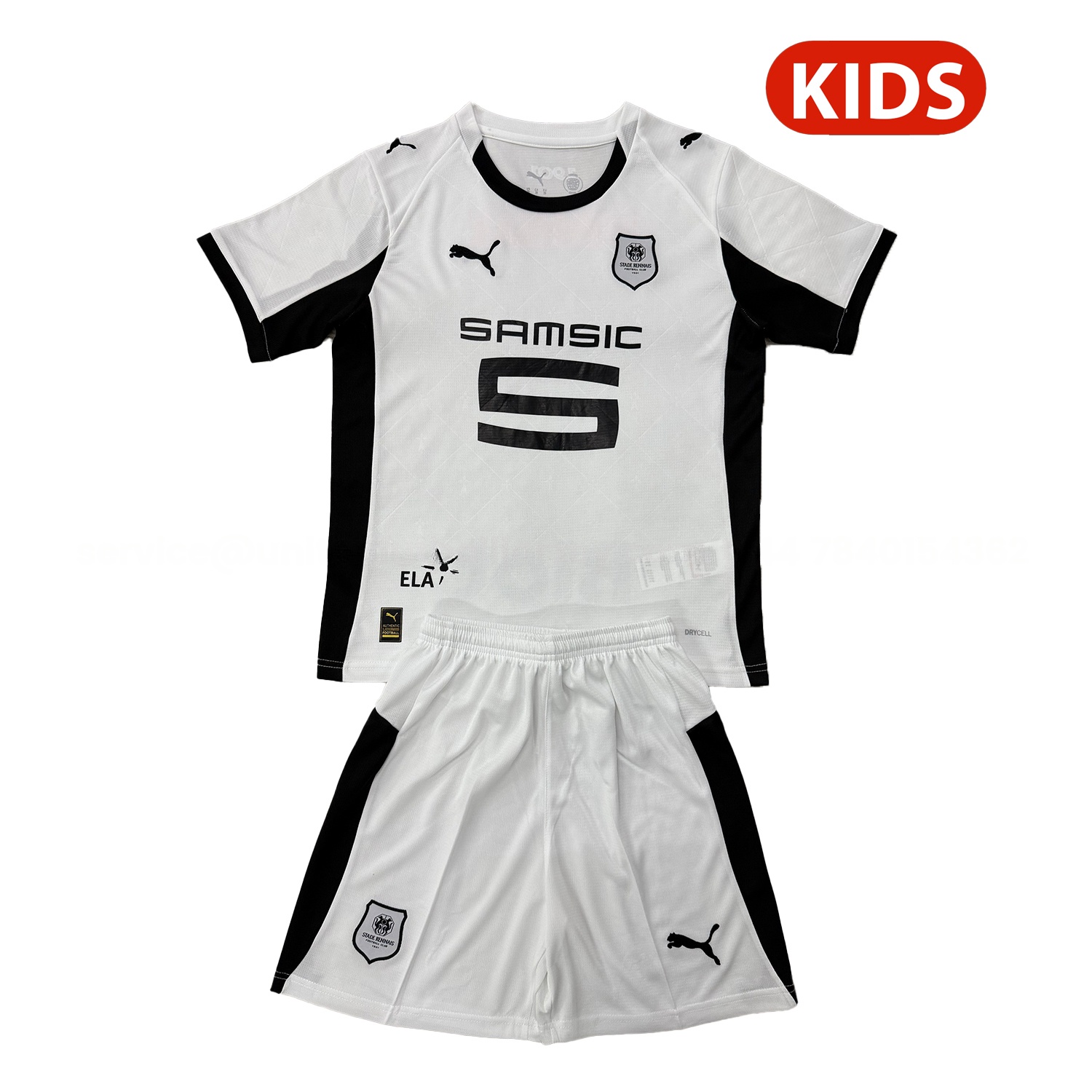 Stade Rennais 25-26 Away Kids Kit - Unitedfutballjersey