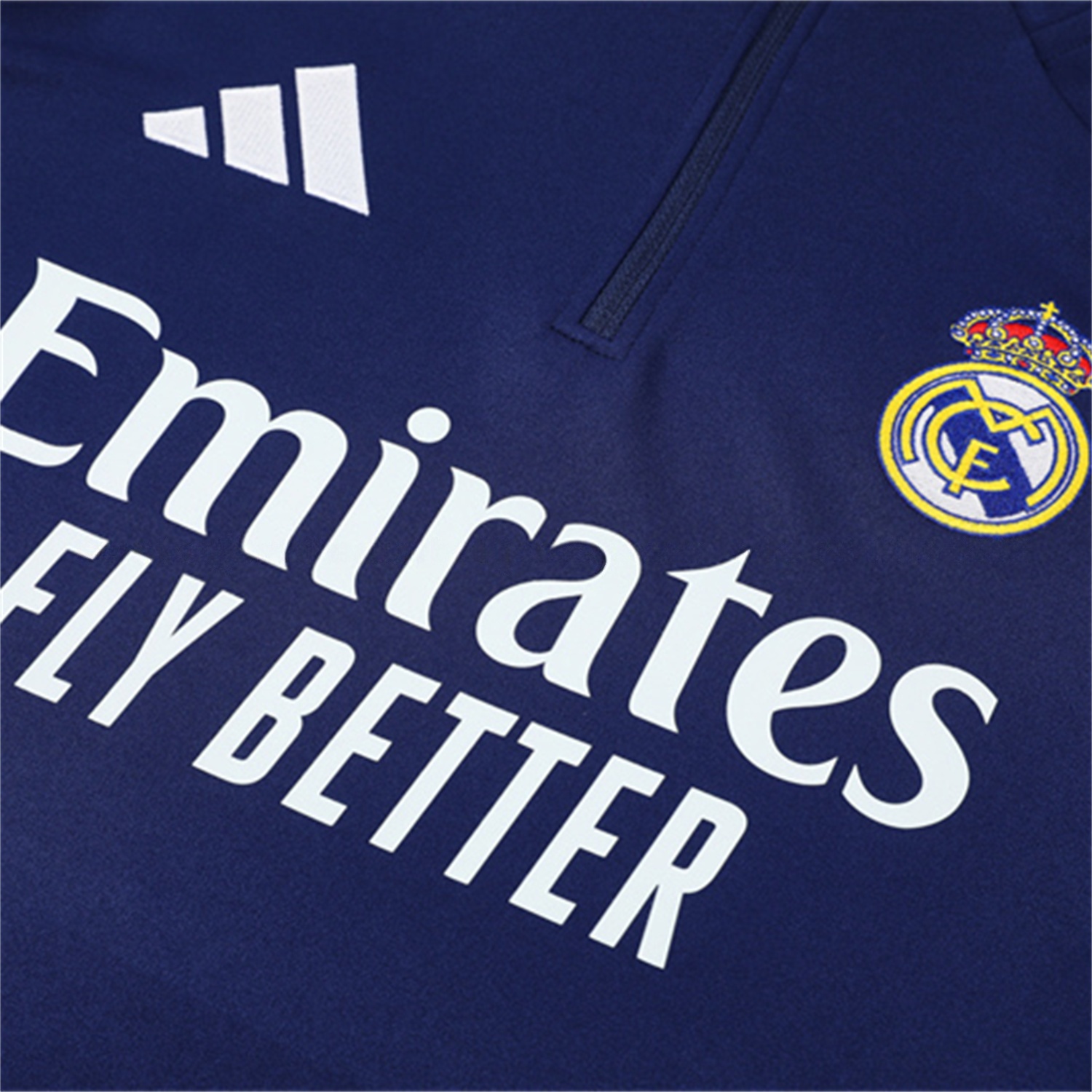 Real Madrid 25-26 Long Sleeve Training Set - Deep Blue Top & Pants - Unitedfutballjersey