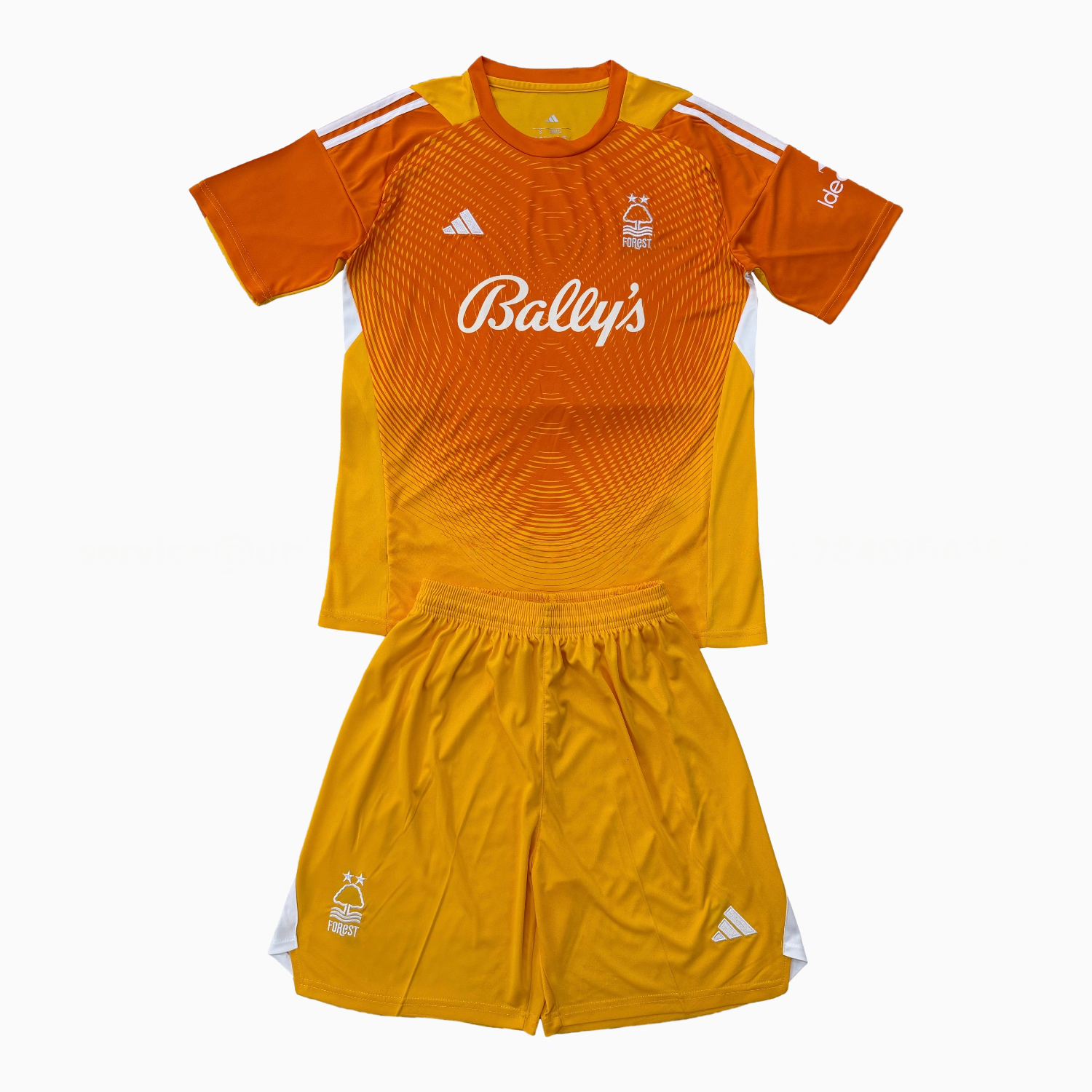 Nottingham Forest 25-26 Orange Goalkeeper Kids Kit - Unitedfutballjersey