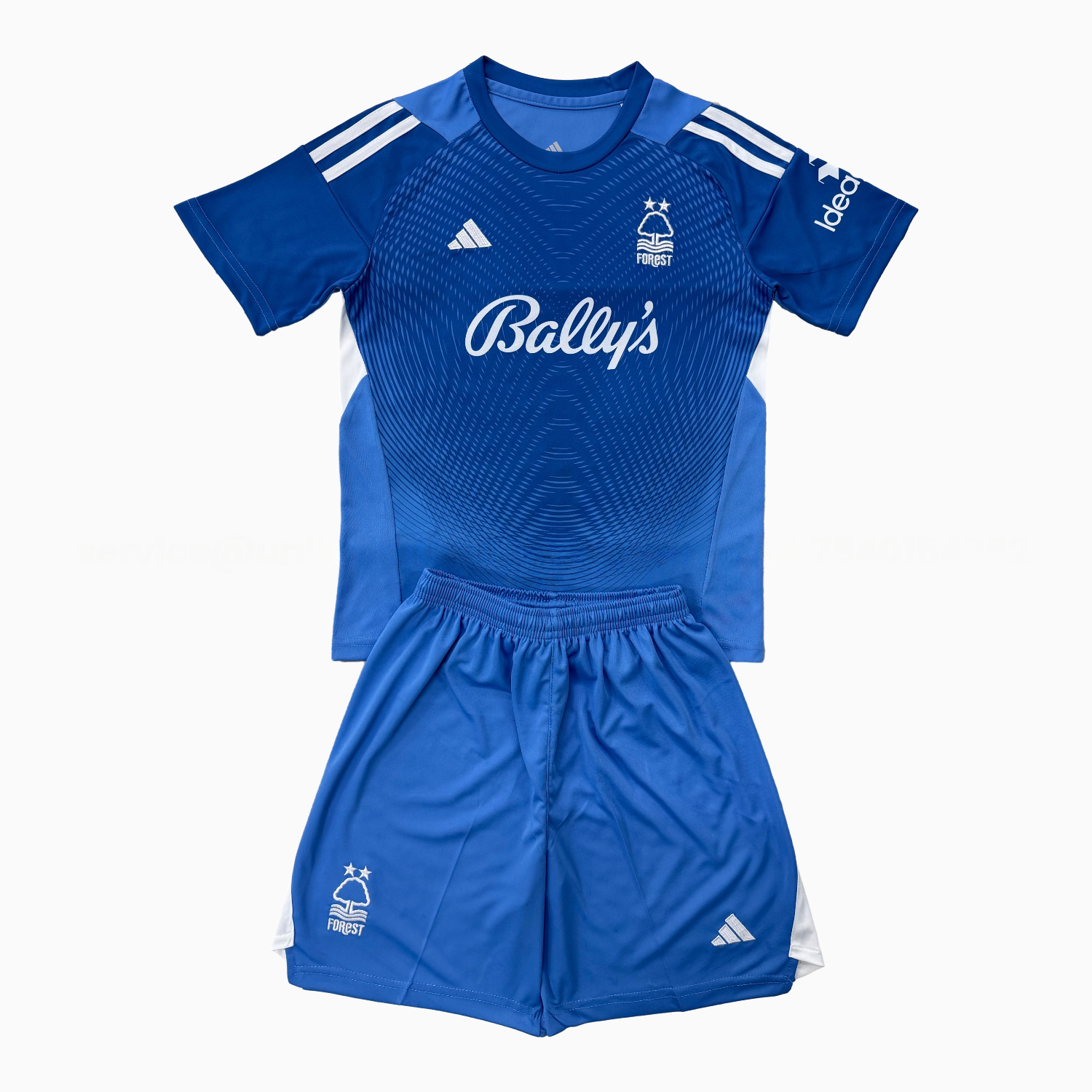 Nottingham Forest 25-26 Blue Goalkeeper Kids Kit - Unitedfutballjersey