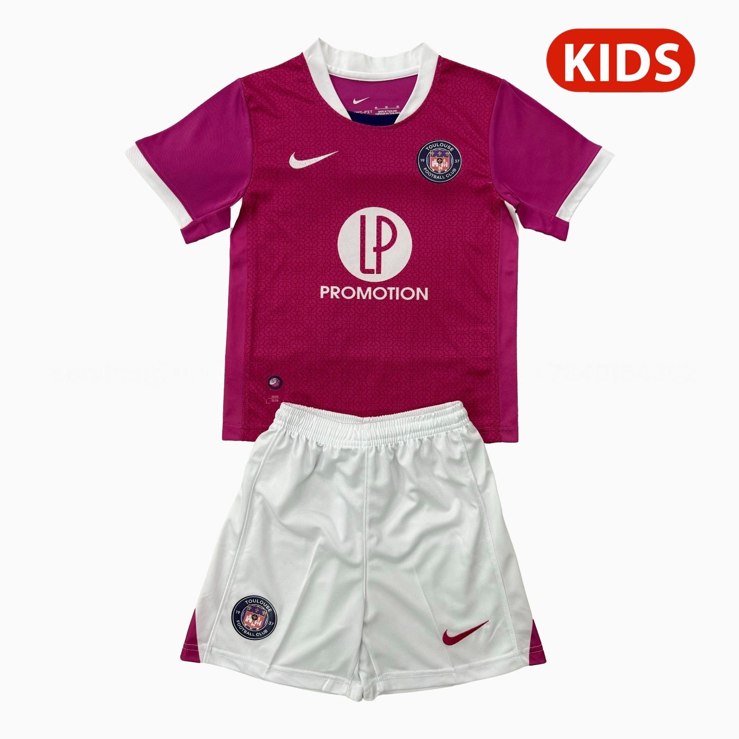 Toulouse FC 25-26 Away Kids Kit - Unitedfutballjersey