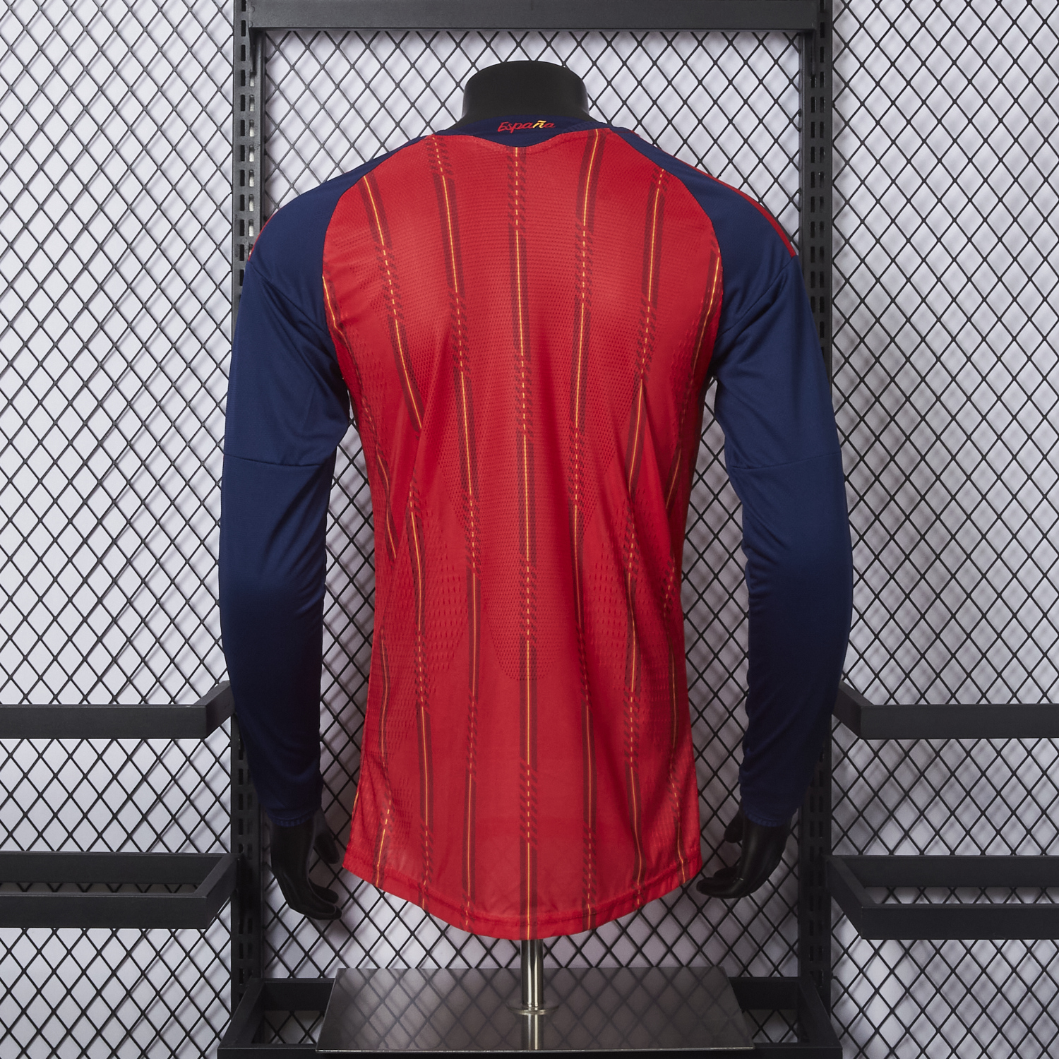 Spain 2026 Home Long Sleeves Jersey - Player Version - Unitedfutballjersey