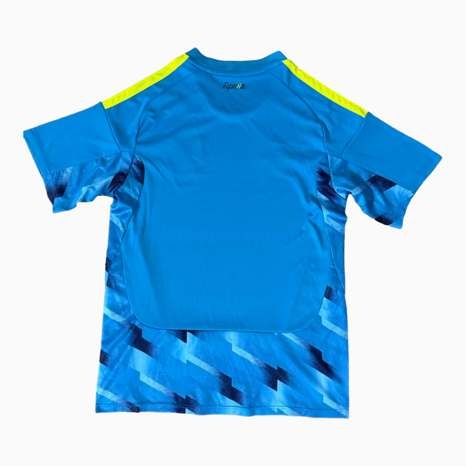 Spain 2026 Goalkeeper Blue Jersey - Fans Version - Unitedfutballjersey