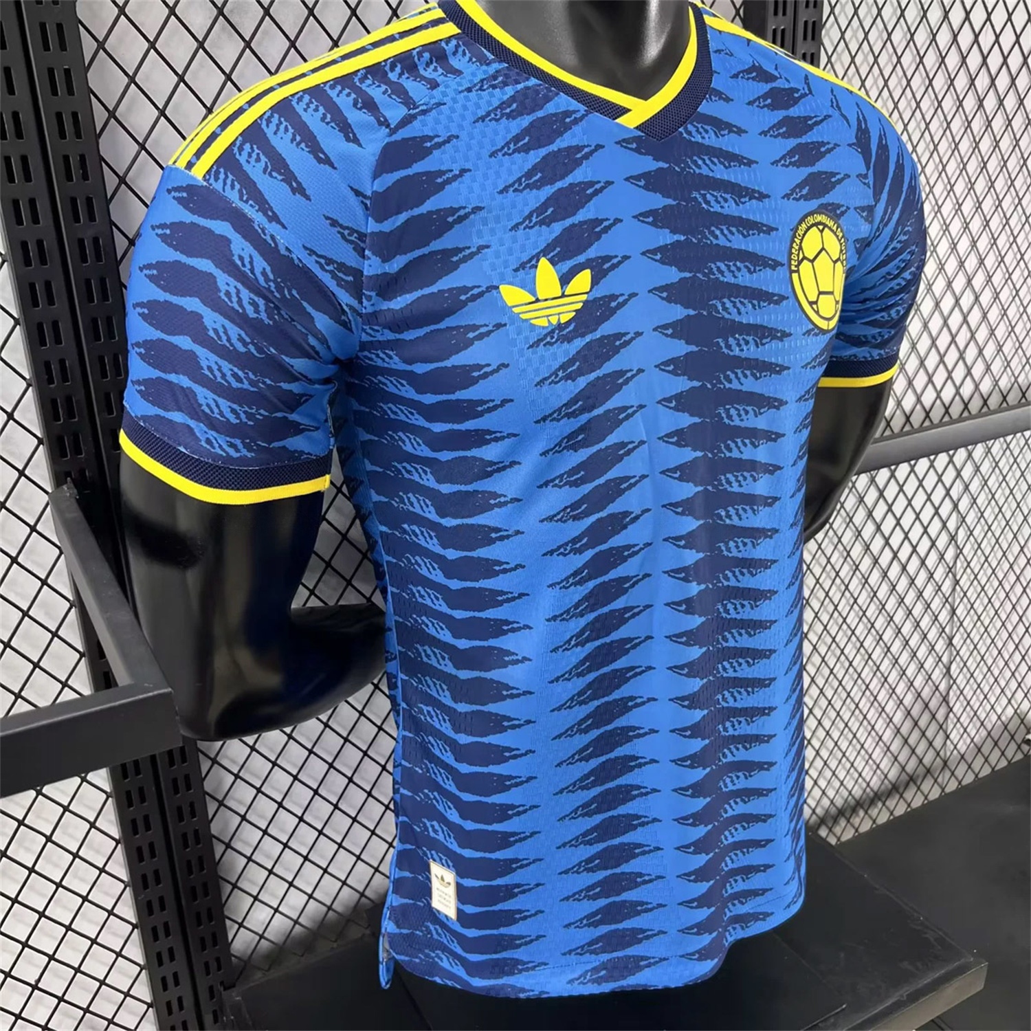 Colombia 2026 Away Blue Jersey - Player Version - Unitedfutballjersey