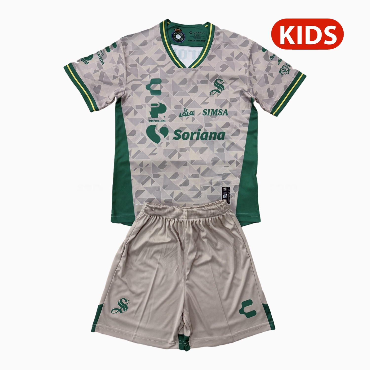 Santos Laguna 25-26 Away Kids Kit - Unitedfutballjersey