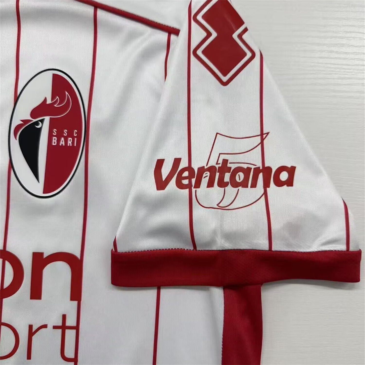 SSC Bari 25-26 Home White Jersey - Fans Version - Unitedfutballjersey