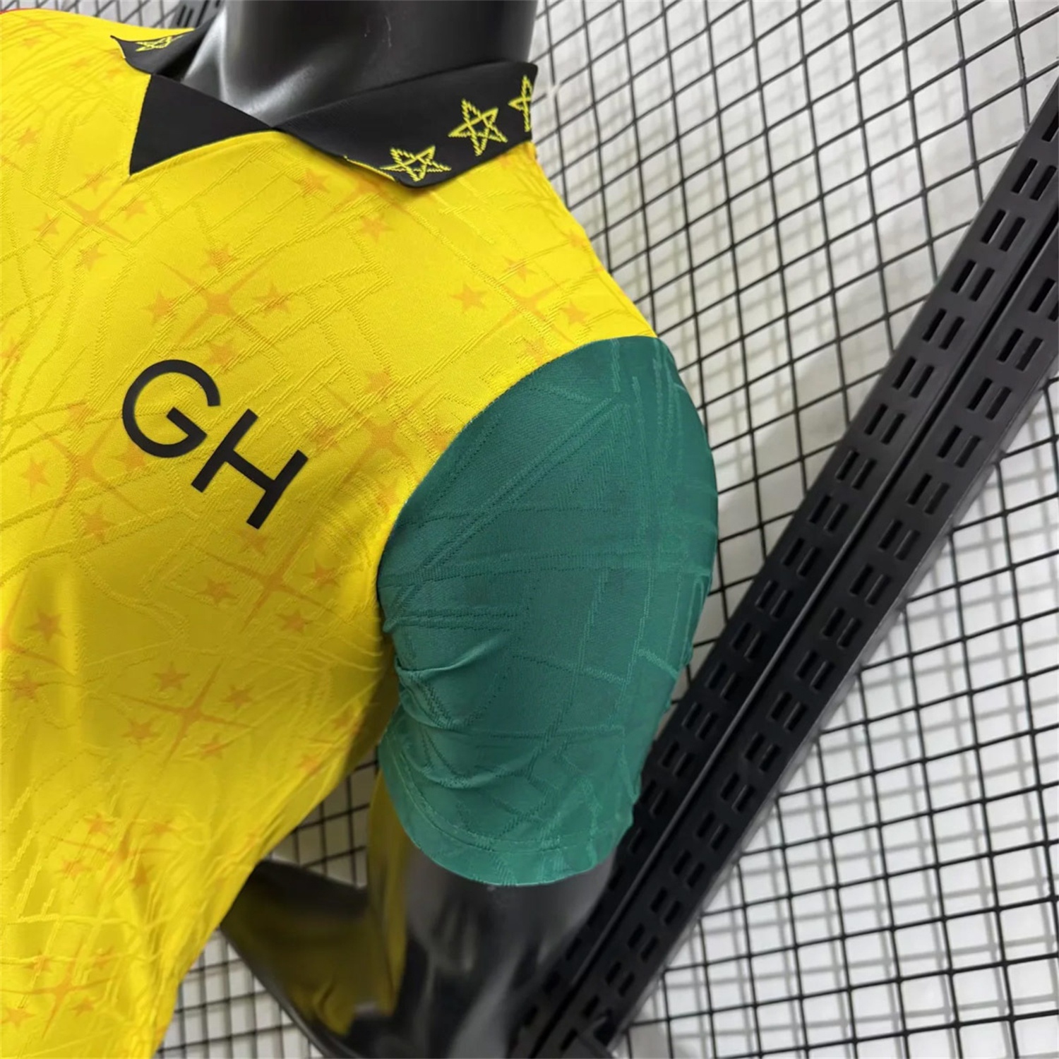 Ghana 2026 Coat Of Arms Yellow Special Jersey - Player Version - Unitedfutballjersey