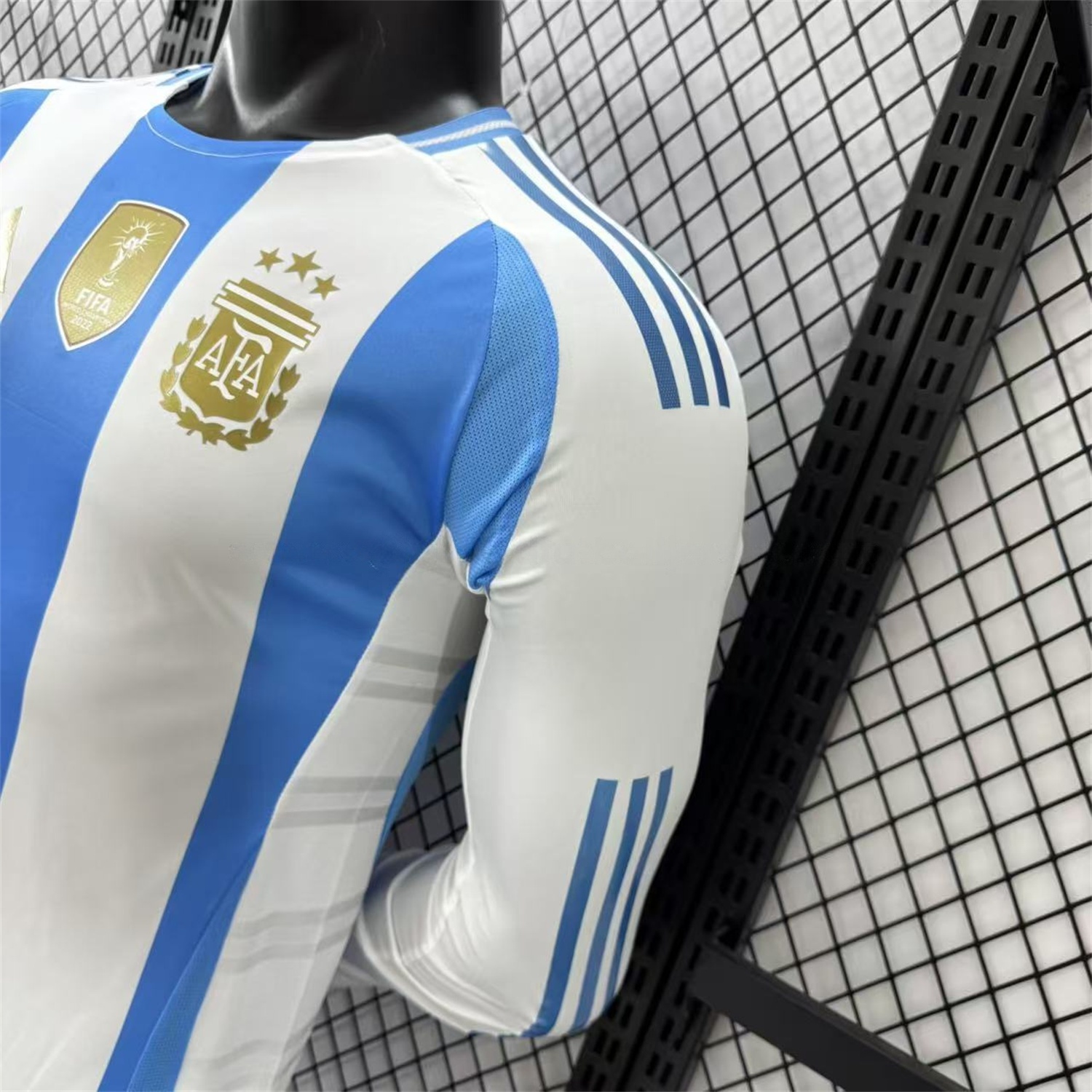 Argentina 2024 Home Long Sleeves Jersey - Player Version - Unitedfutballjersey