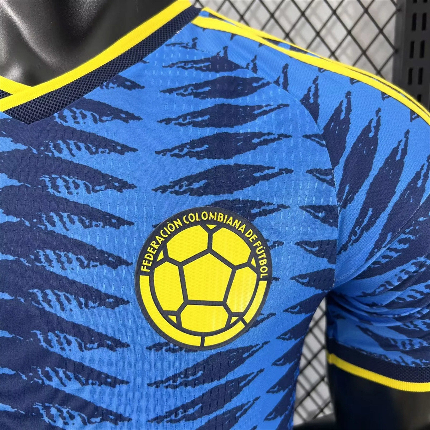 Colombia 2026 Away Blue Jersey - Player Version - Unitedfutballjersey