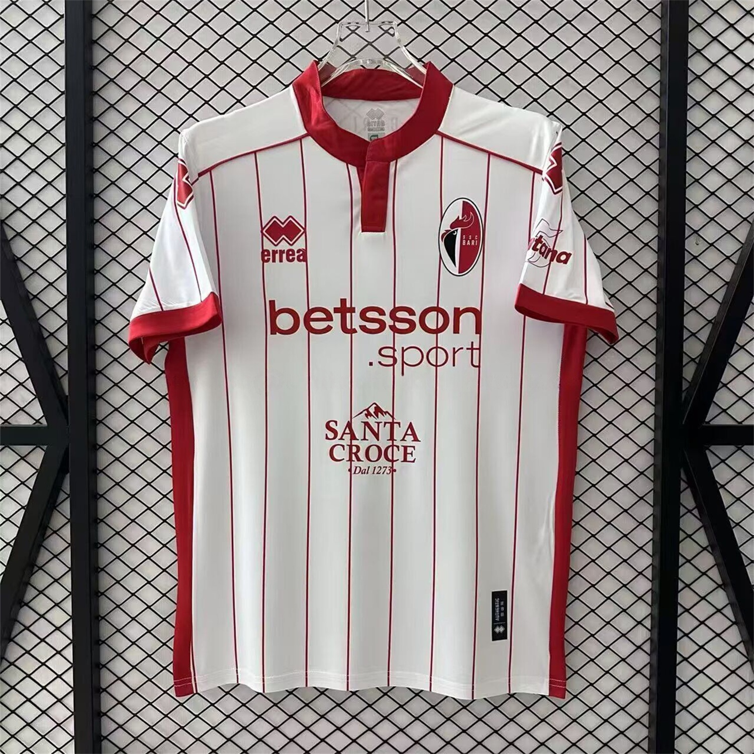 SSC Bari 25-26 Home White Jersey - Fans Version - Unitedfutballjersey