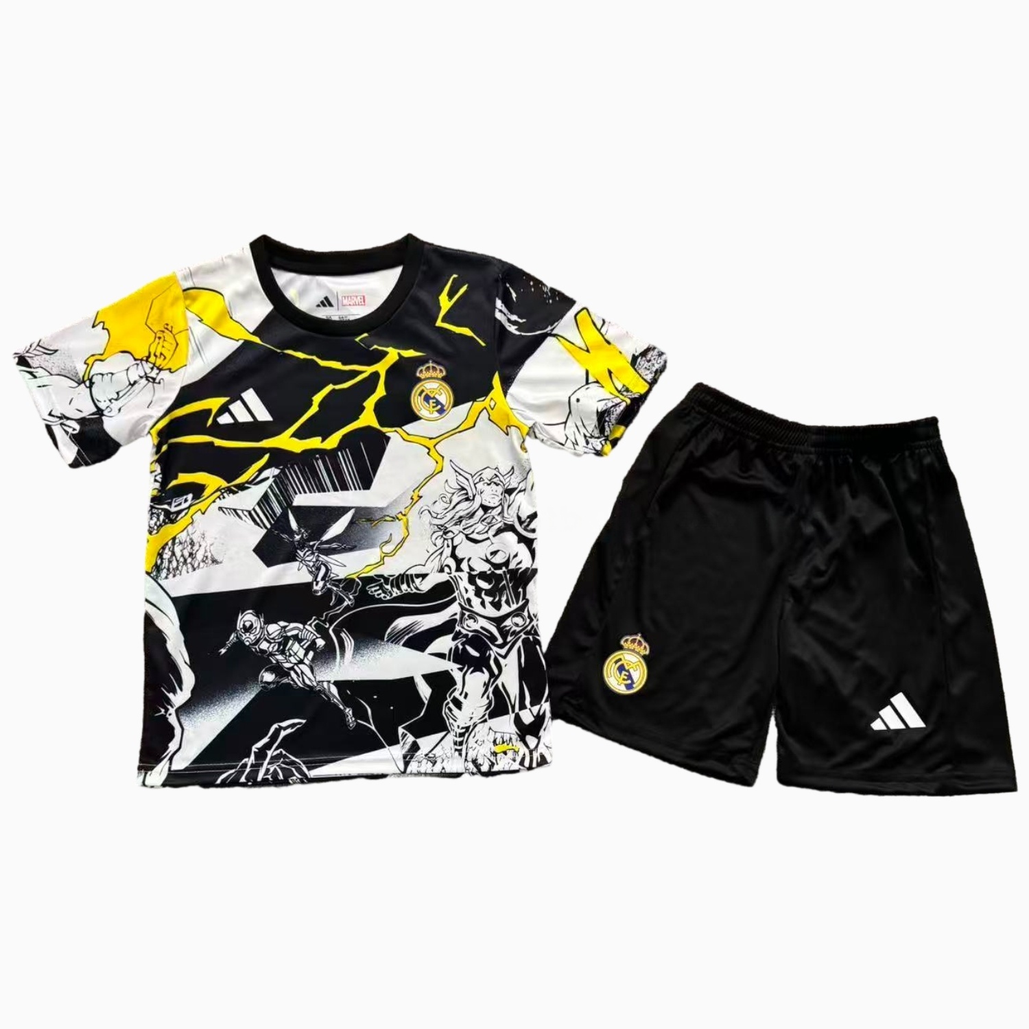Real Madrid 25-26 Thunder Comics Pre-Match Special Kids Kit - Unitedfutballjersey