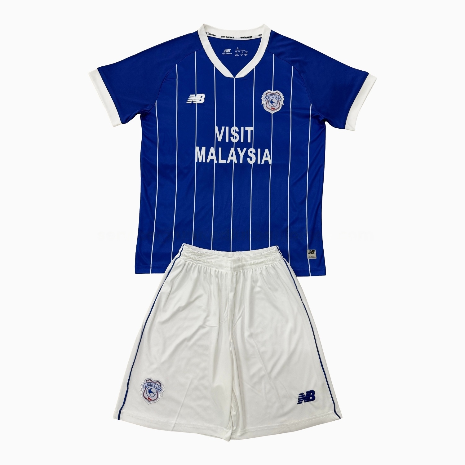 Cardiff City 25-26 Home Men's Adult Jersey Set - Fans Version - Unitedfutballjersey