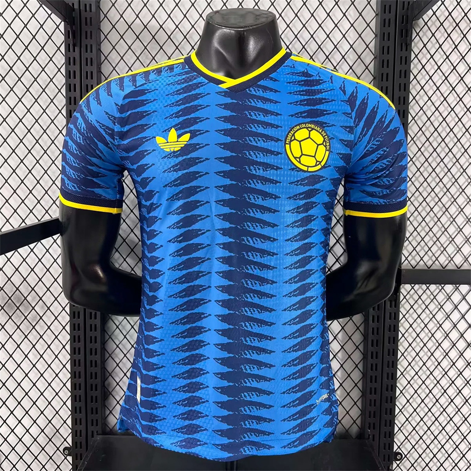 Colombia 2026 Away Blue Jersey - Player Version - Unitedfutballjersey