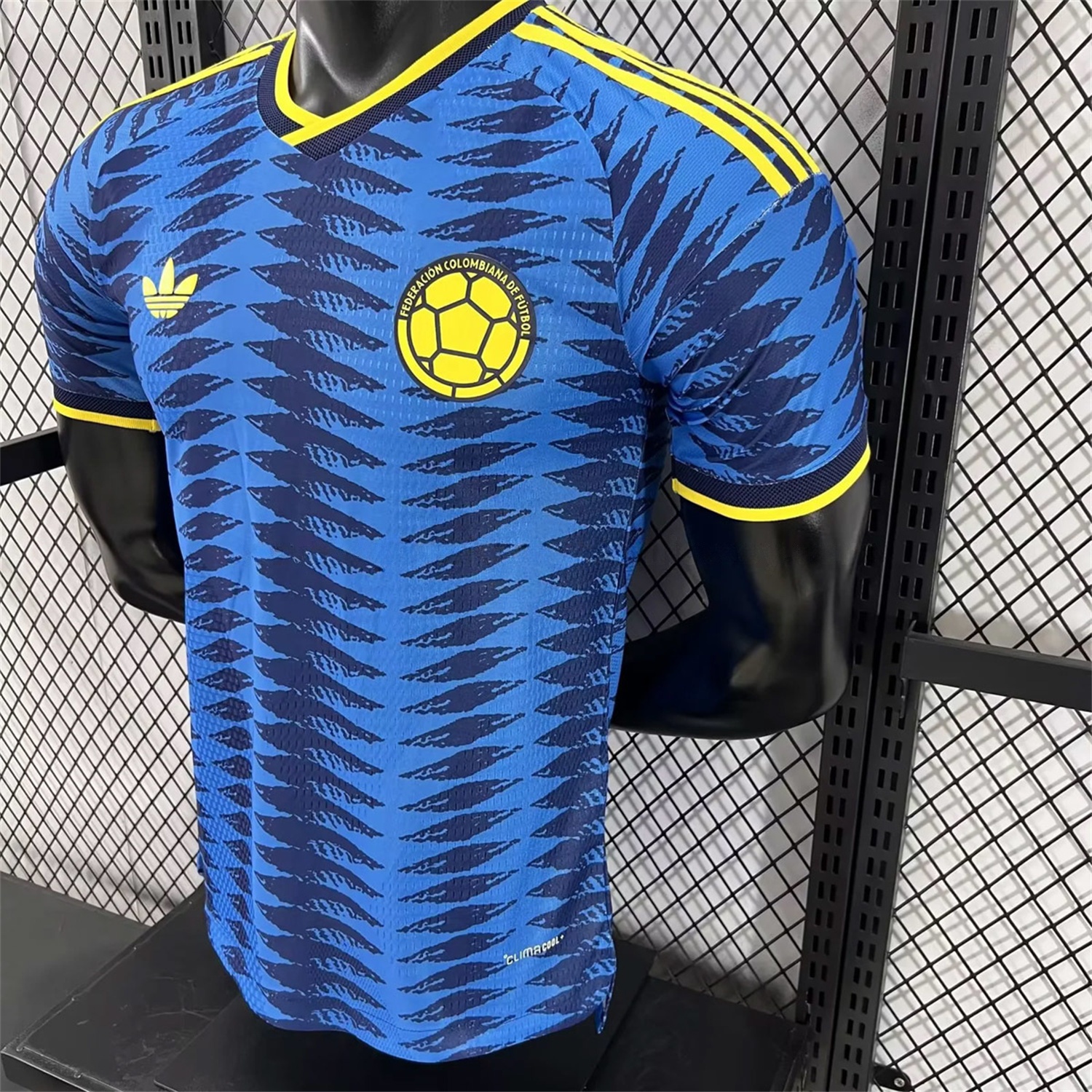 Colombia 2026 Away Blue Jersey - Player Version - Unitedfutballjersey