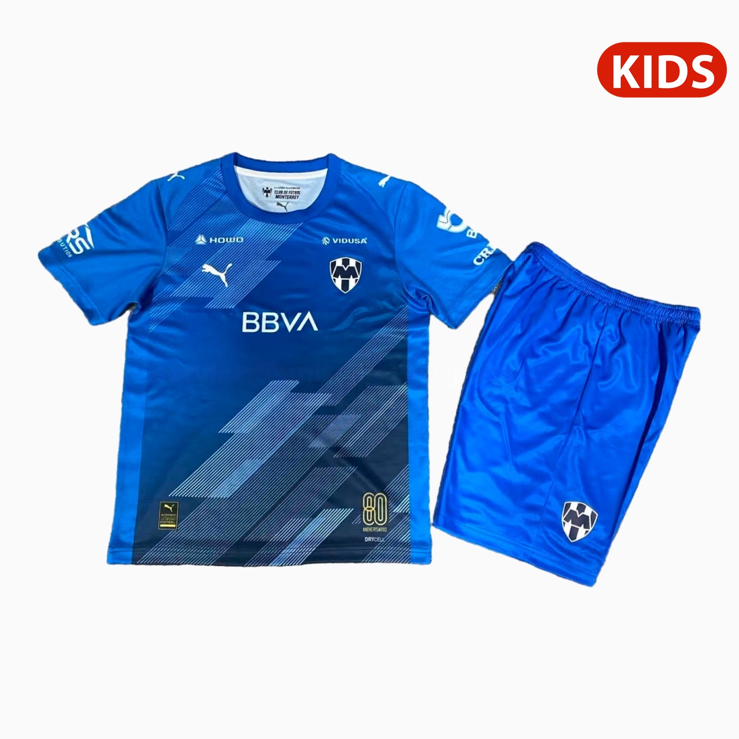 Rayados Monterrey 25-26 Third Blue Kids Kit - Unitedfutballjersey