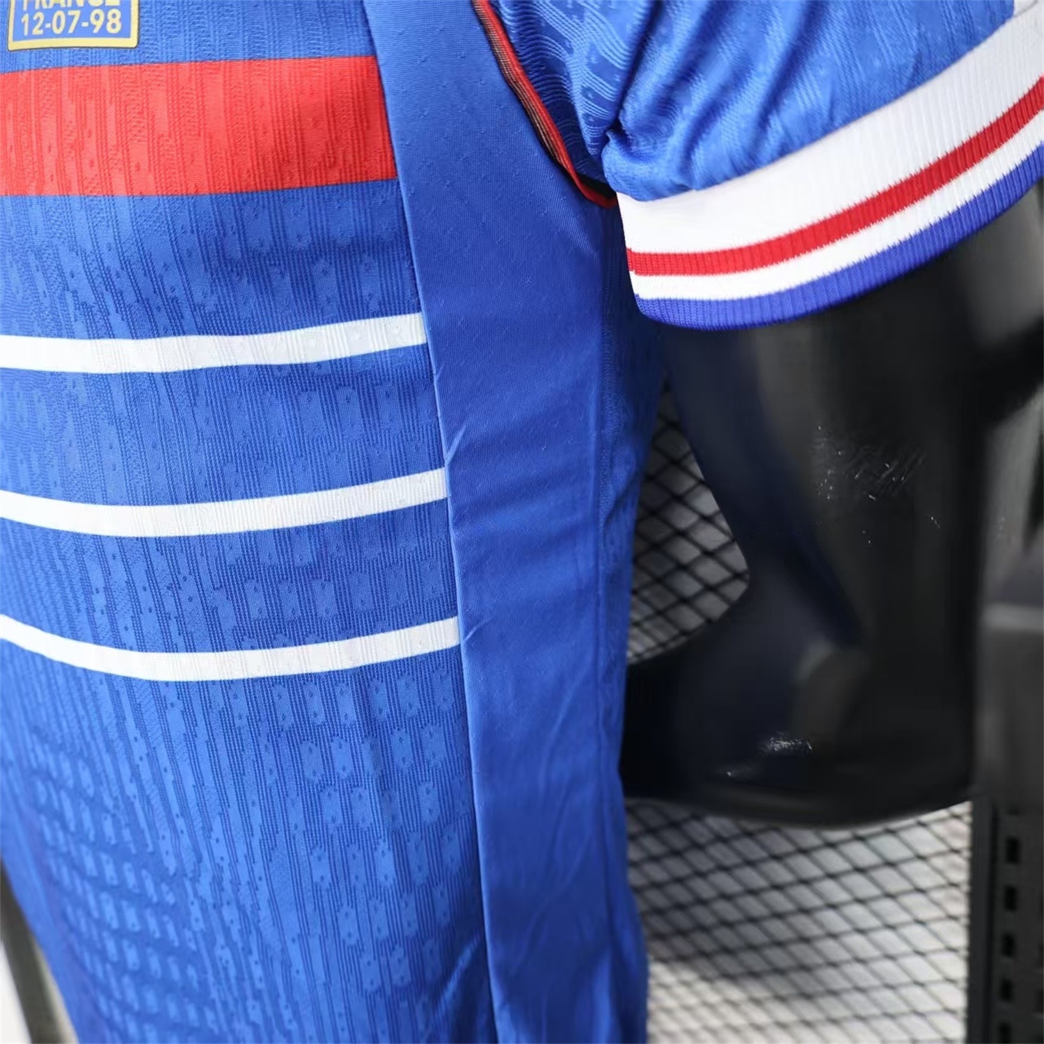 Retro France 1998 Home Blue Jersey - Player Version - Unitedfutballjersey