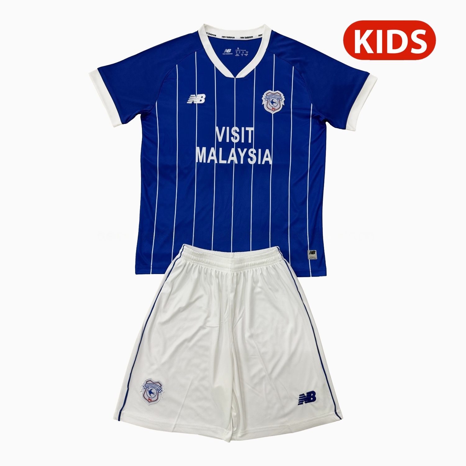 Cardiff City 25-26 Home Kids Kit - Unitedfutballjersey