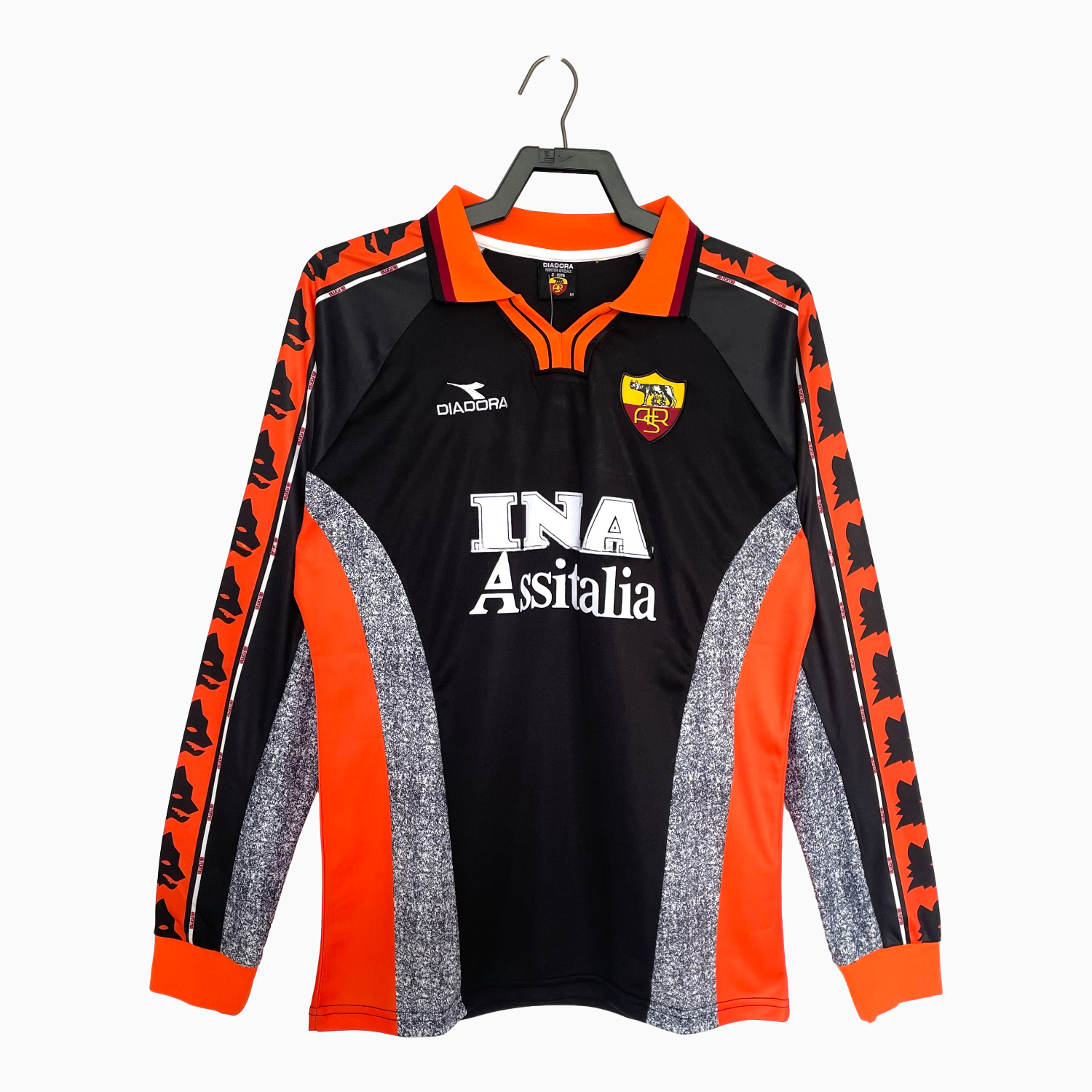 Retro Roma 1998-99 Third Long Sleeves Jersey - Unitedfutballjersey
