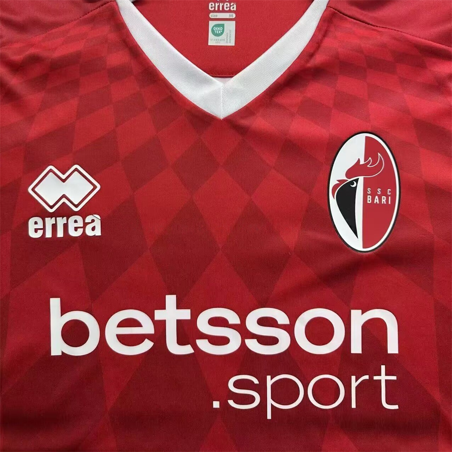 SSC Bari 25-26 Away Red Jersey - Fans Version - Unitedfutballjersey